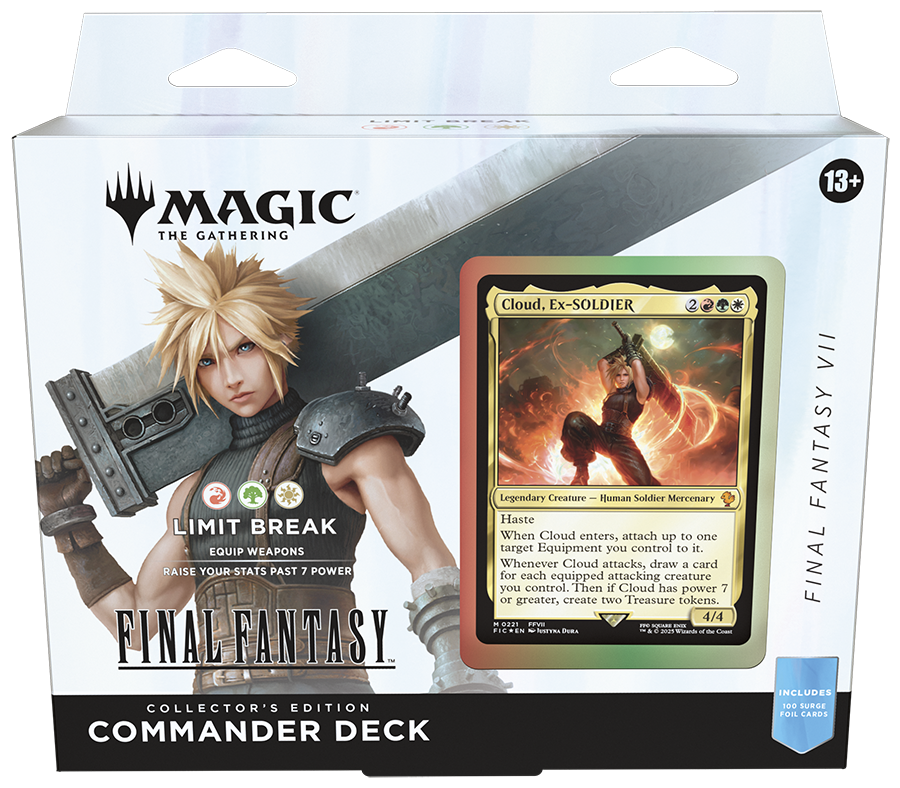Magic the Gathering Final Fantasy Collector's Edition Limit Break Commander Deck