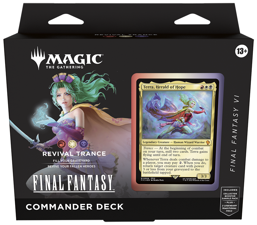 Magic the Gathering Final Fantasy Revival Trance Commander Deck