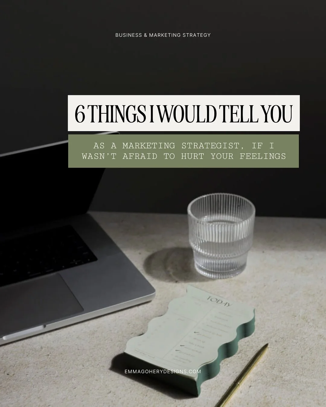 If I wasn&rsquo;t afraid to hurt your feelings, this is what I would say! 👀

The term &ldquo;marketing&rdquo; and its concept gets thrown around so much that I think its proper meaning has gotten lost.

Really, to market your business is to create, 