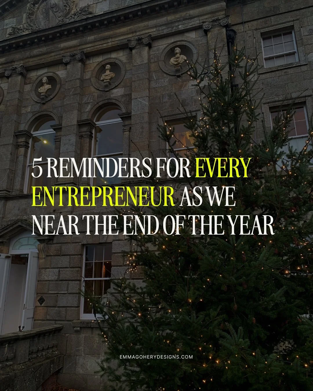 We&rsquo;re just 6 weeks away from 2026&hellip;which can feel a bit daunting when you work for yourself. Getting everything finished up and in order is a lot to do when you&rsquo;re a one (or few) woman show. 😅

So here are 5 reminders we probably a