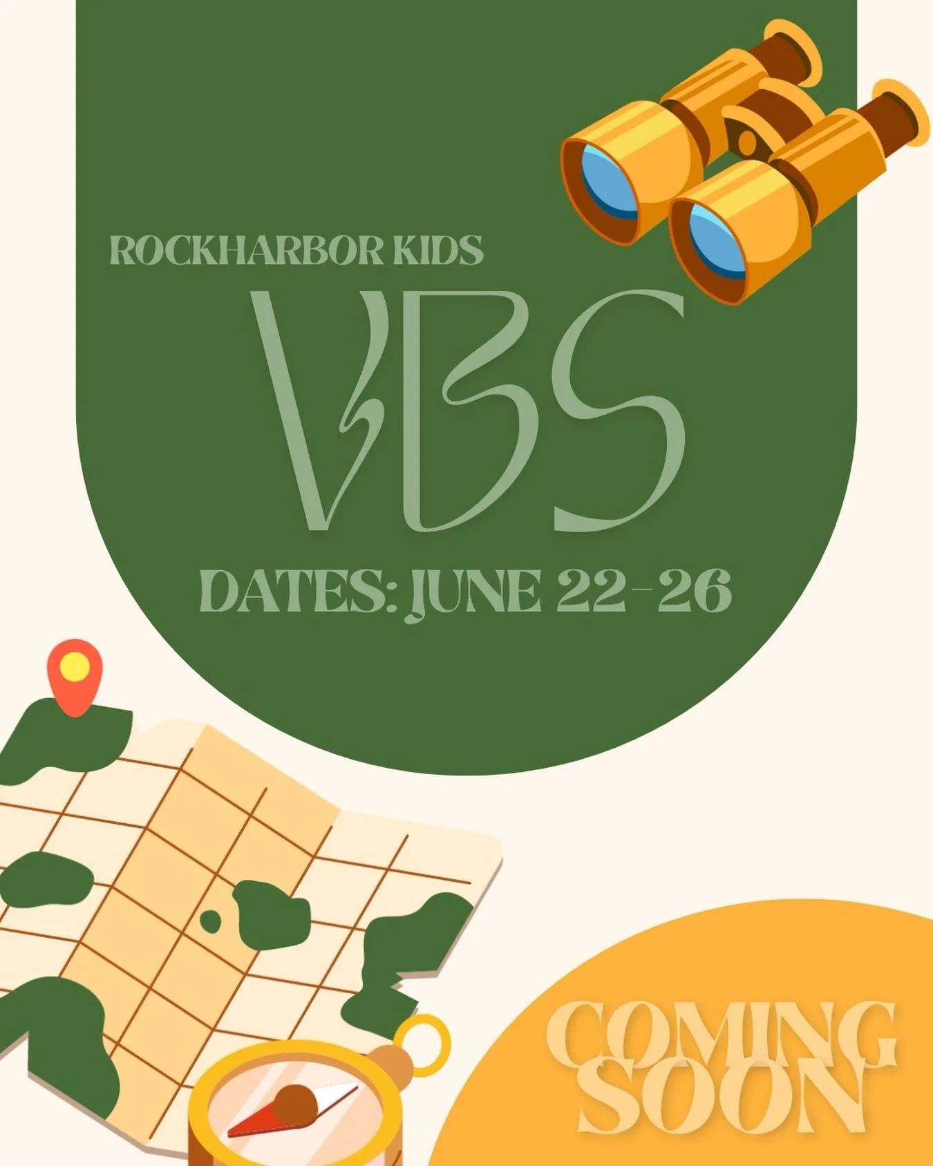 ✨Save the Date✨

Rockharbor Kids VBS is coming and you won&rsquo;t want to miss it! 🎉 Get ready for an unforgettable week of fun, faith, and friends. More details coming soon&mdash;mark your calendars now!

Theme releases coming soon&hellip;