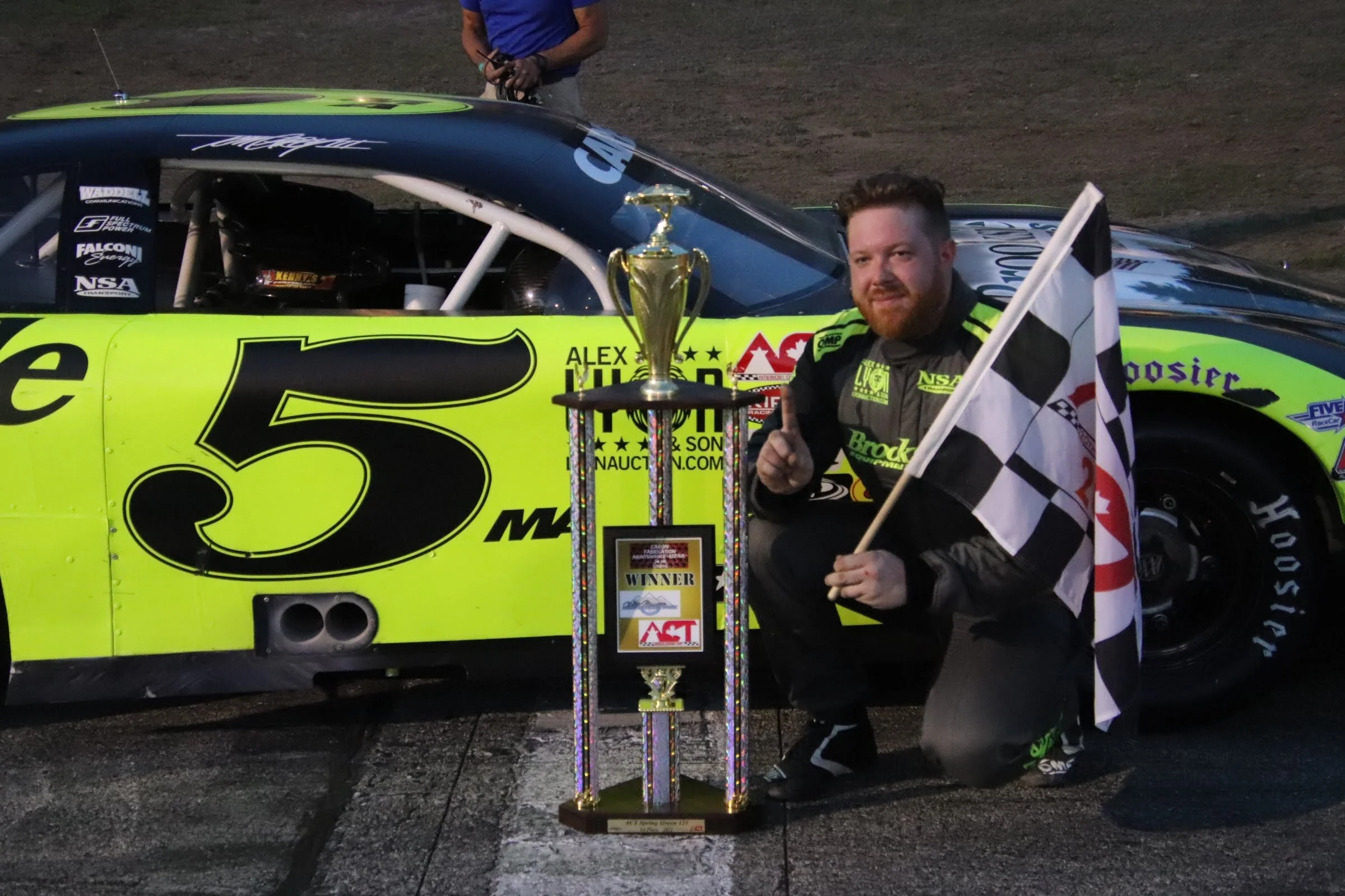 Carey Breaks Through with First ACT Victory in Spring Green