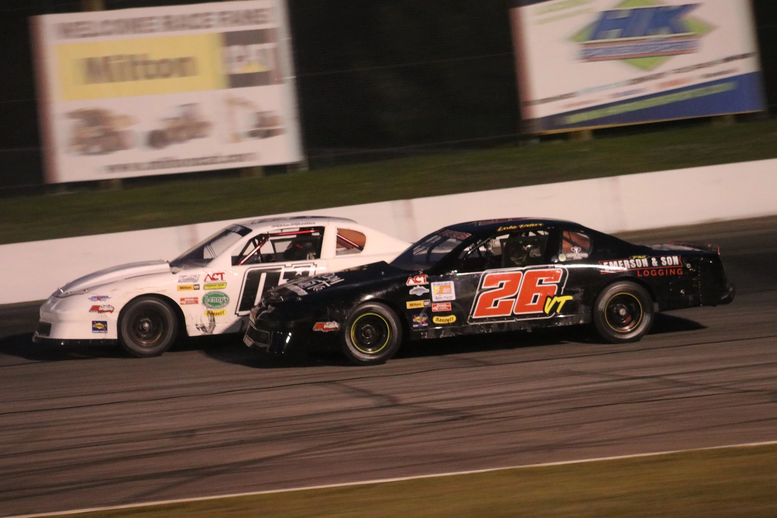 Craftsbury Common’s Mike Martin Steals $2,000 Fisher Auto Parts 100 at White Mountain
