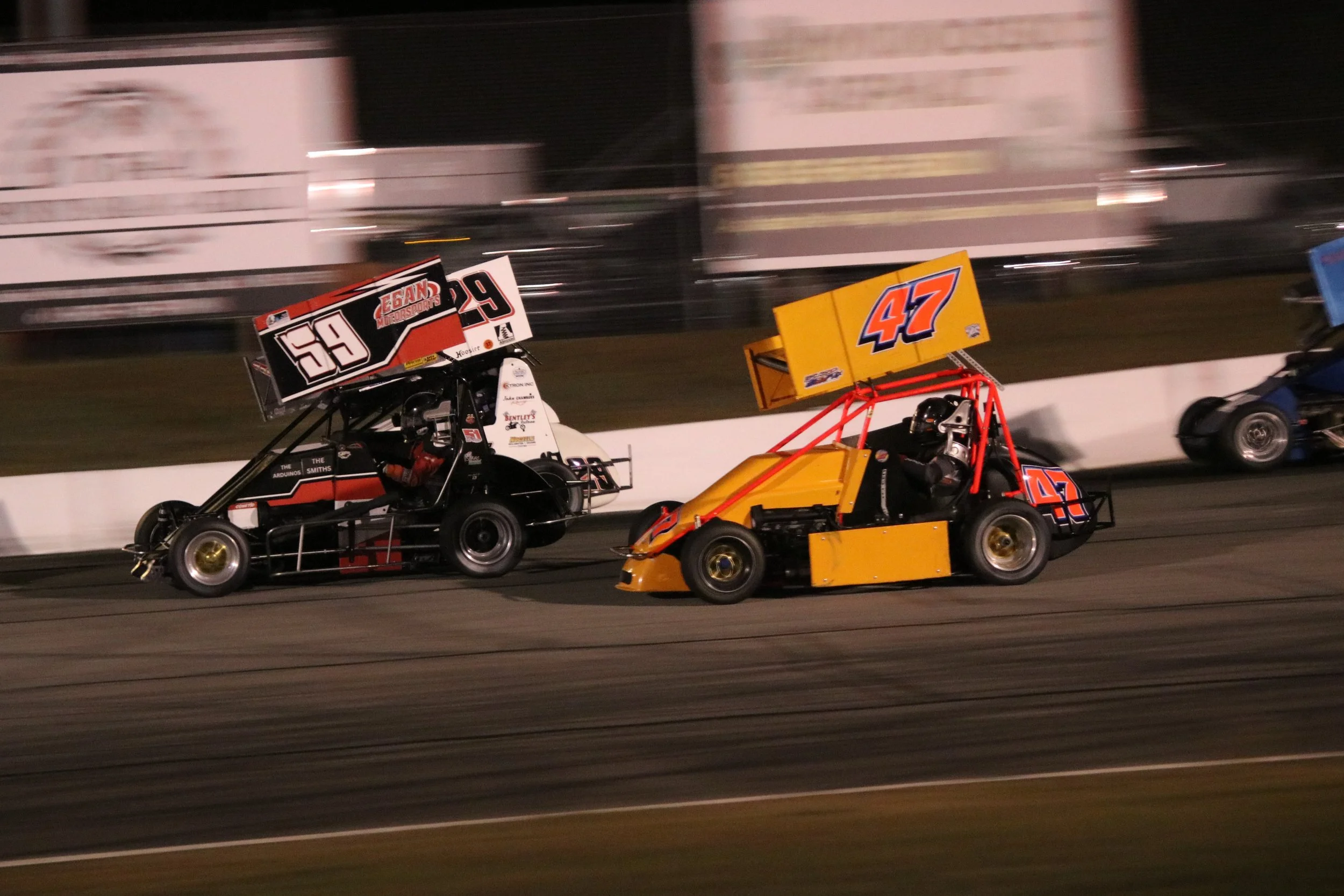Johnny Clark Stays on Top for Late Race PASS 150 Win over D.J. Shaw