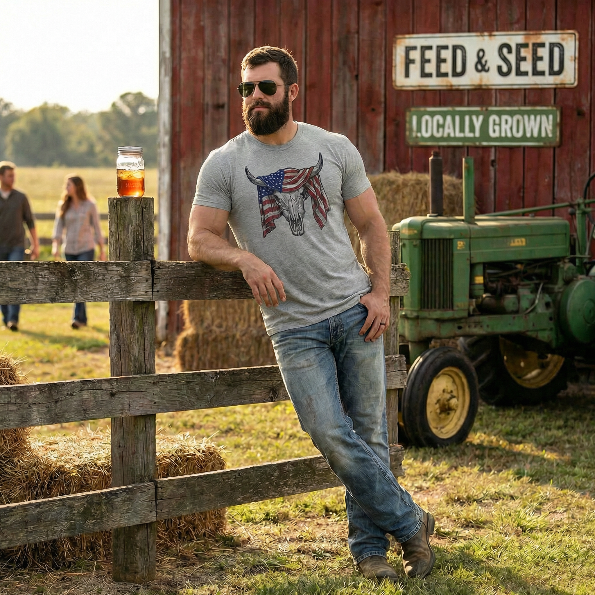 Firefly_Gemini Flash_Please make the man in the foreground a little less muscular, making him look fit but 543990.png