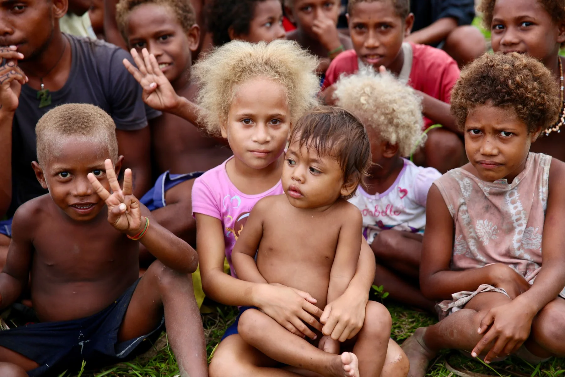 Malaita children, Solomon Islands