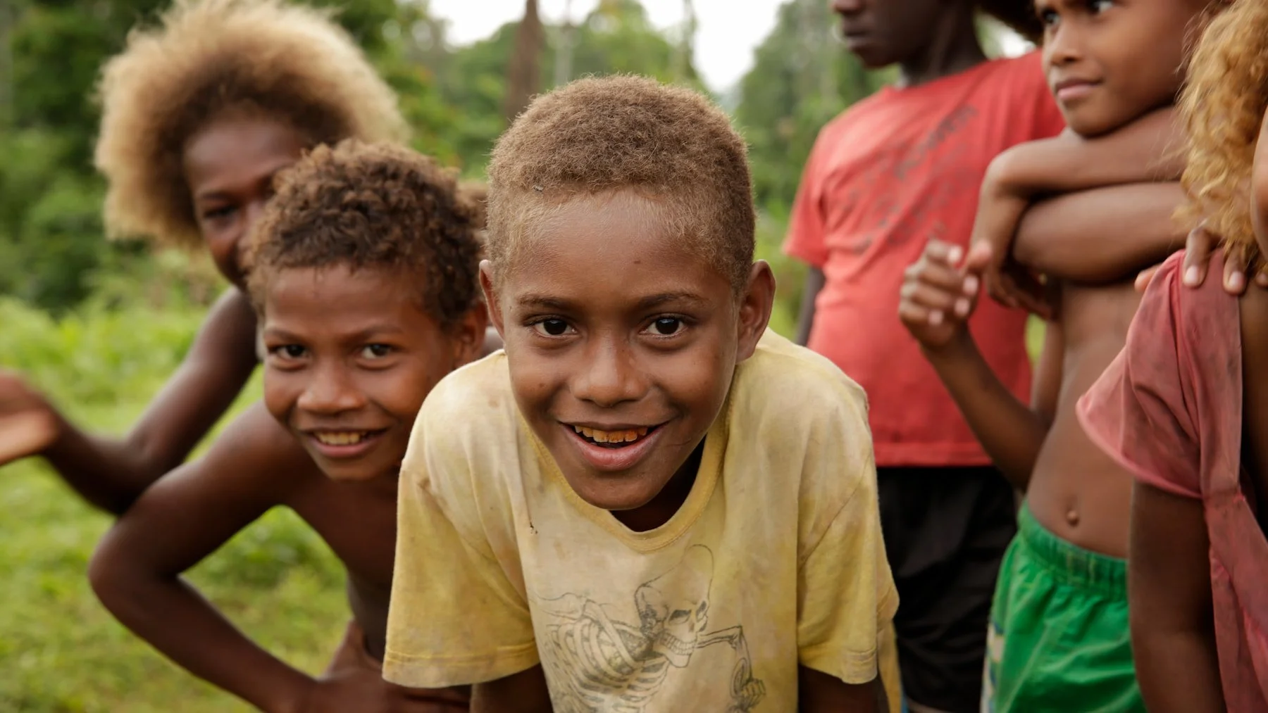 Children from Kalifasia, Malaita, Solomon Islands