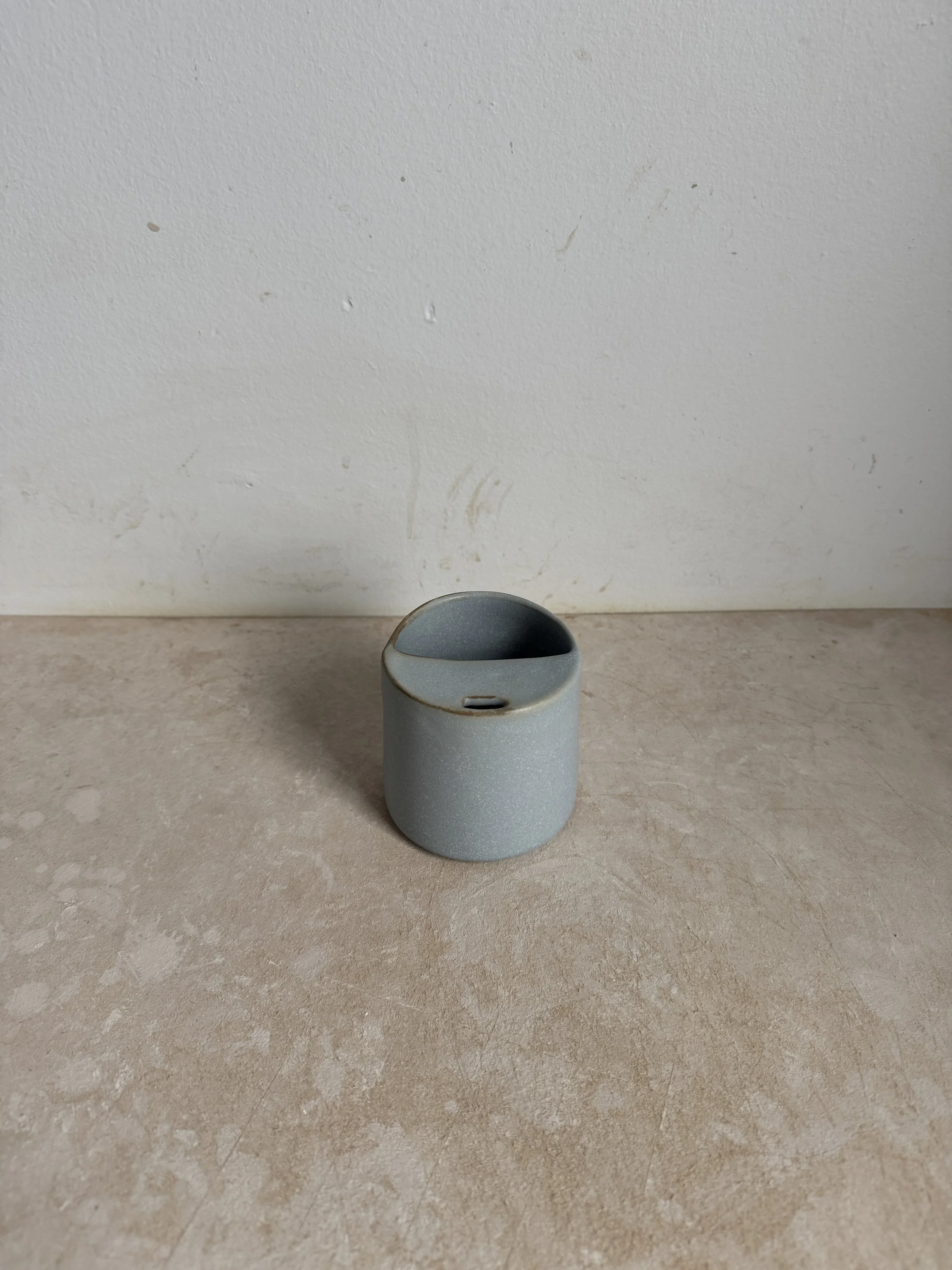 travel cup / light blue matte 11oz