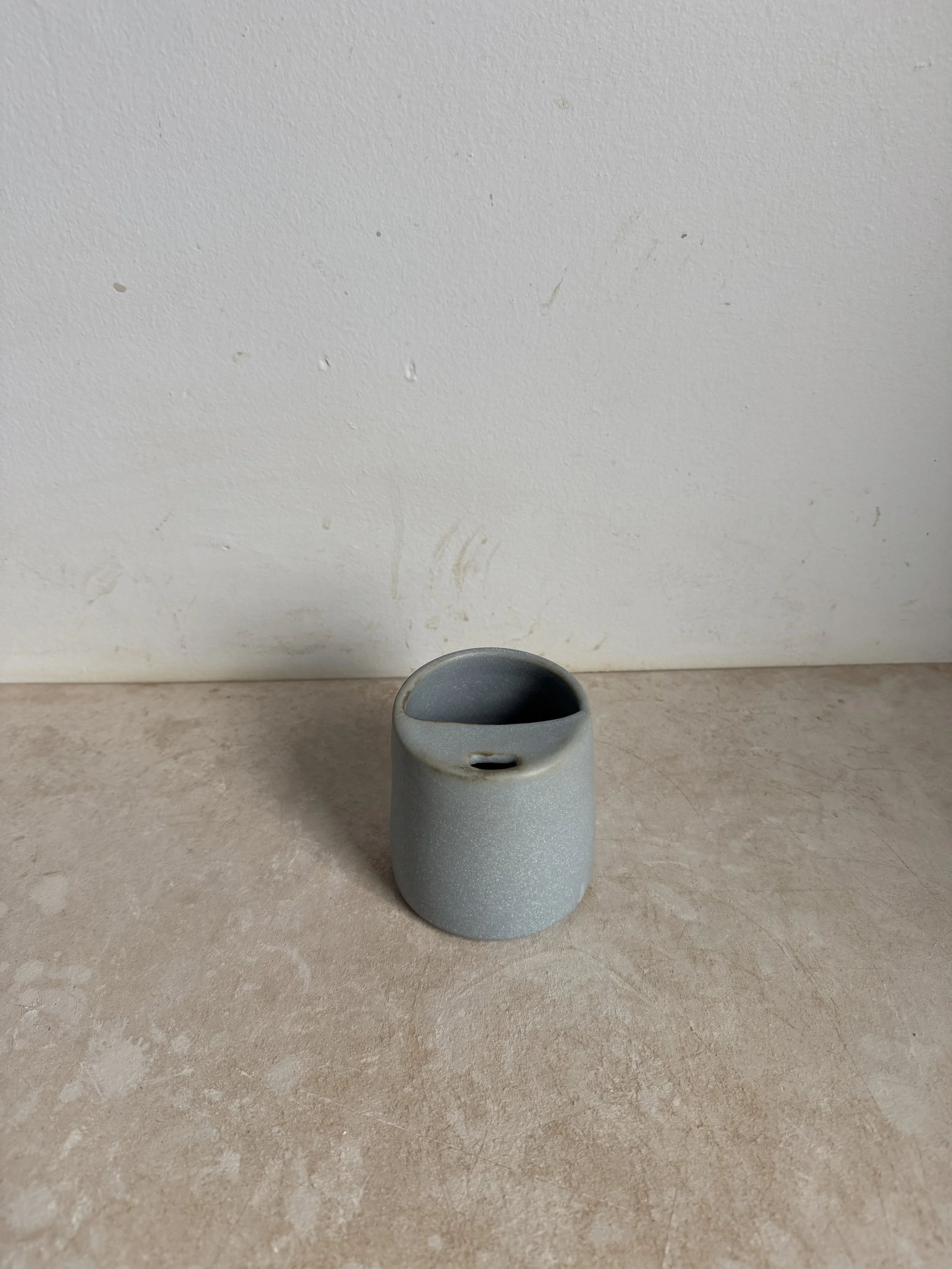 travel cup / light blue matte 12oz *second*