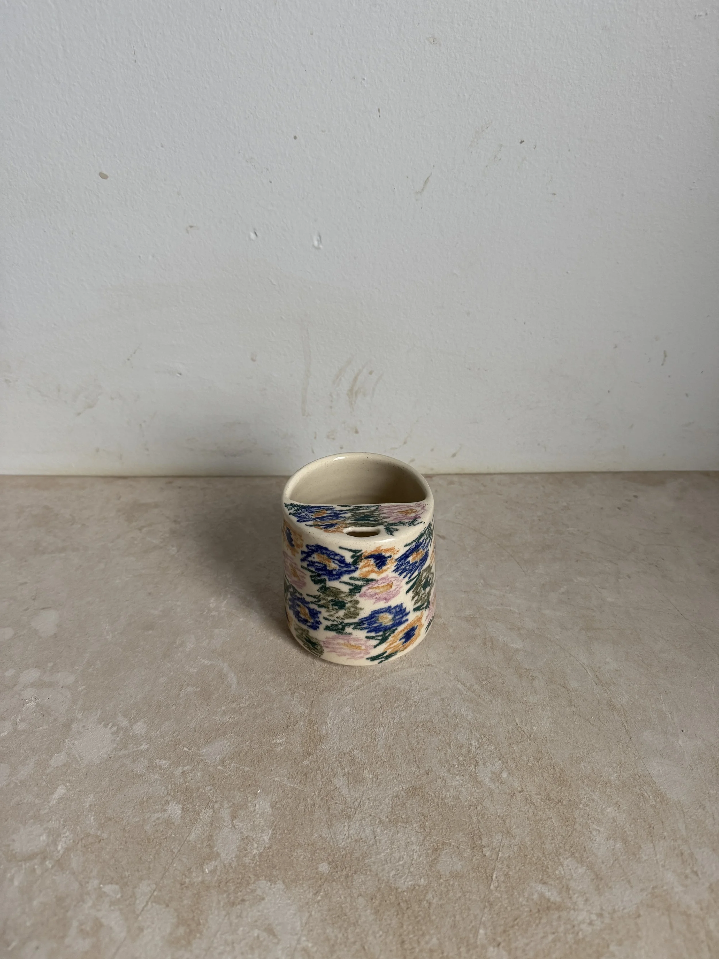 travel cup / flowers 01 12oz