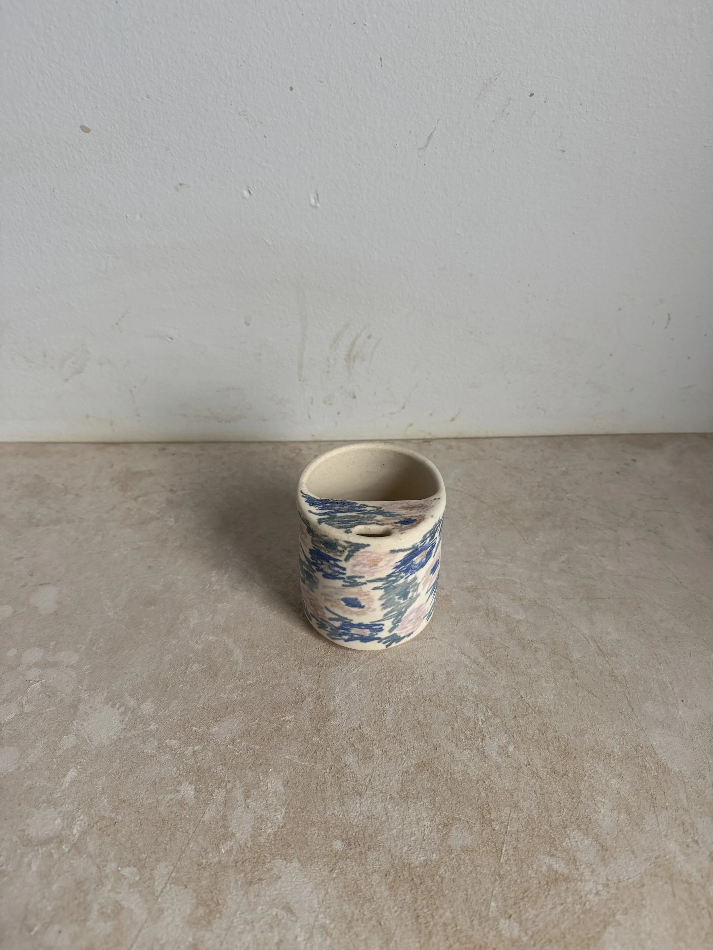 travel cup / flowers matte 02 10oz *second*