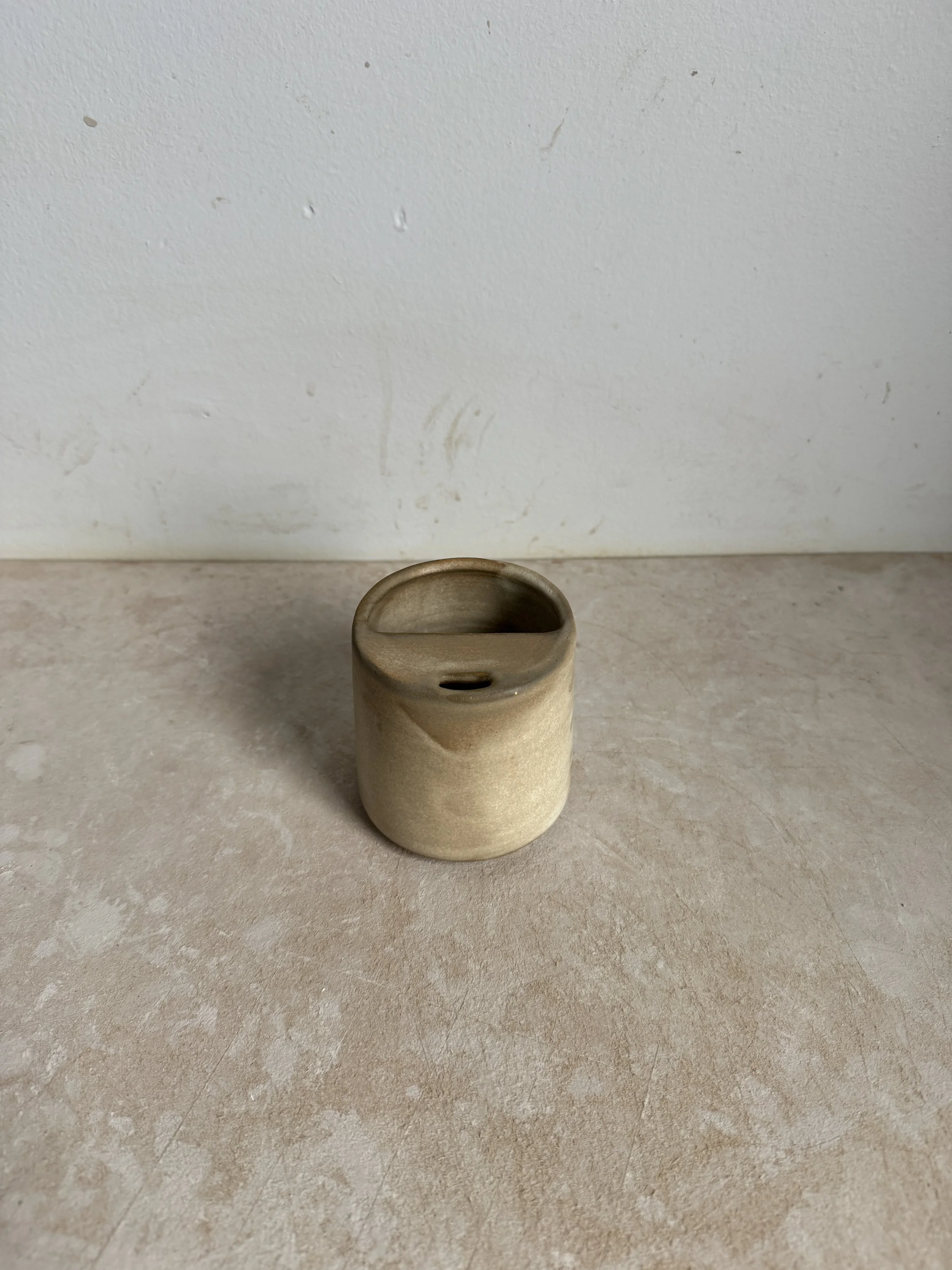 travel cup / beige 11oz