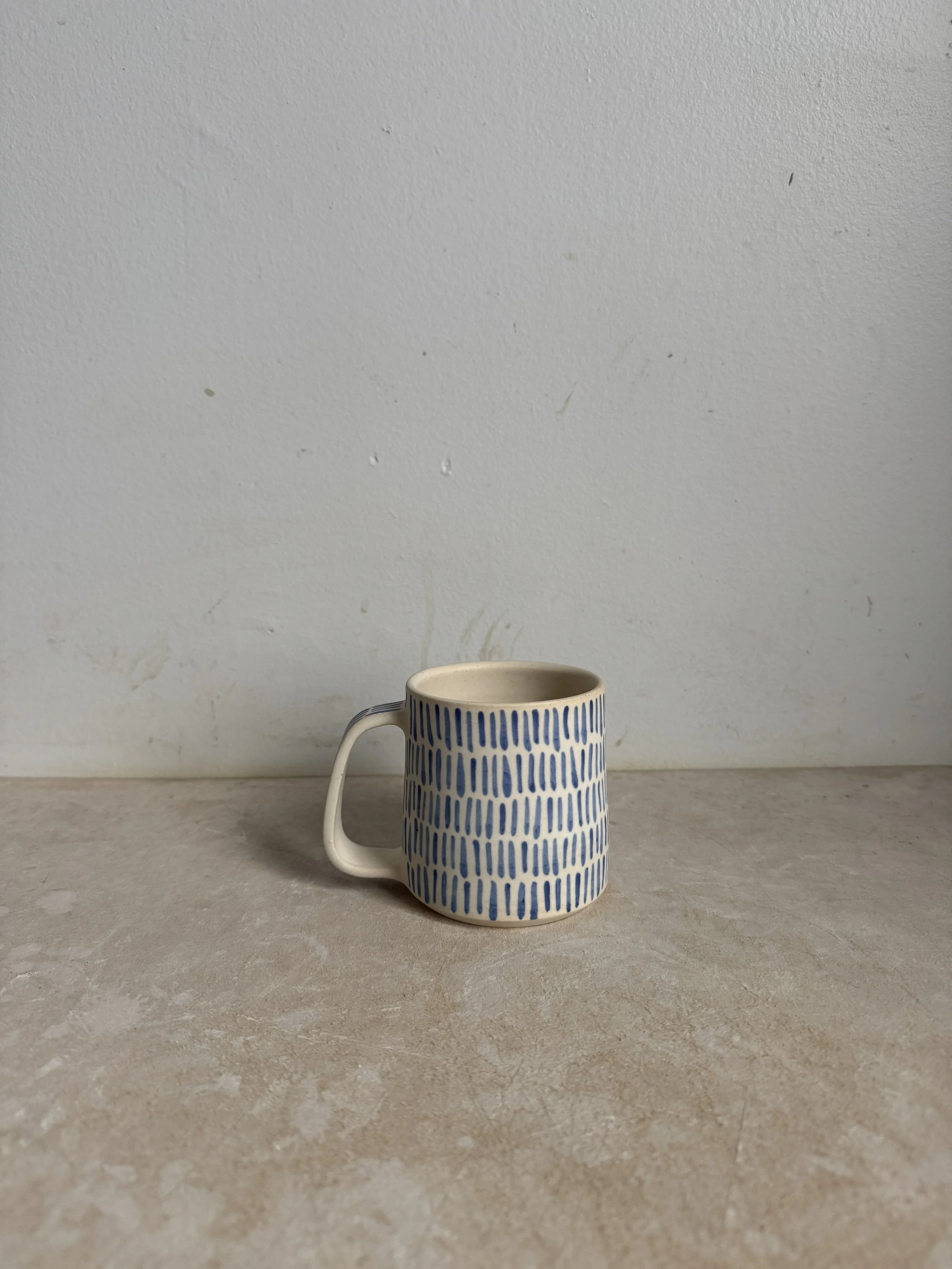 mug / blue lines matte 11oz