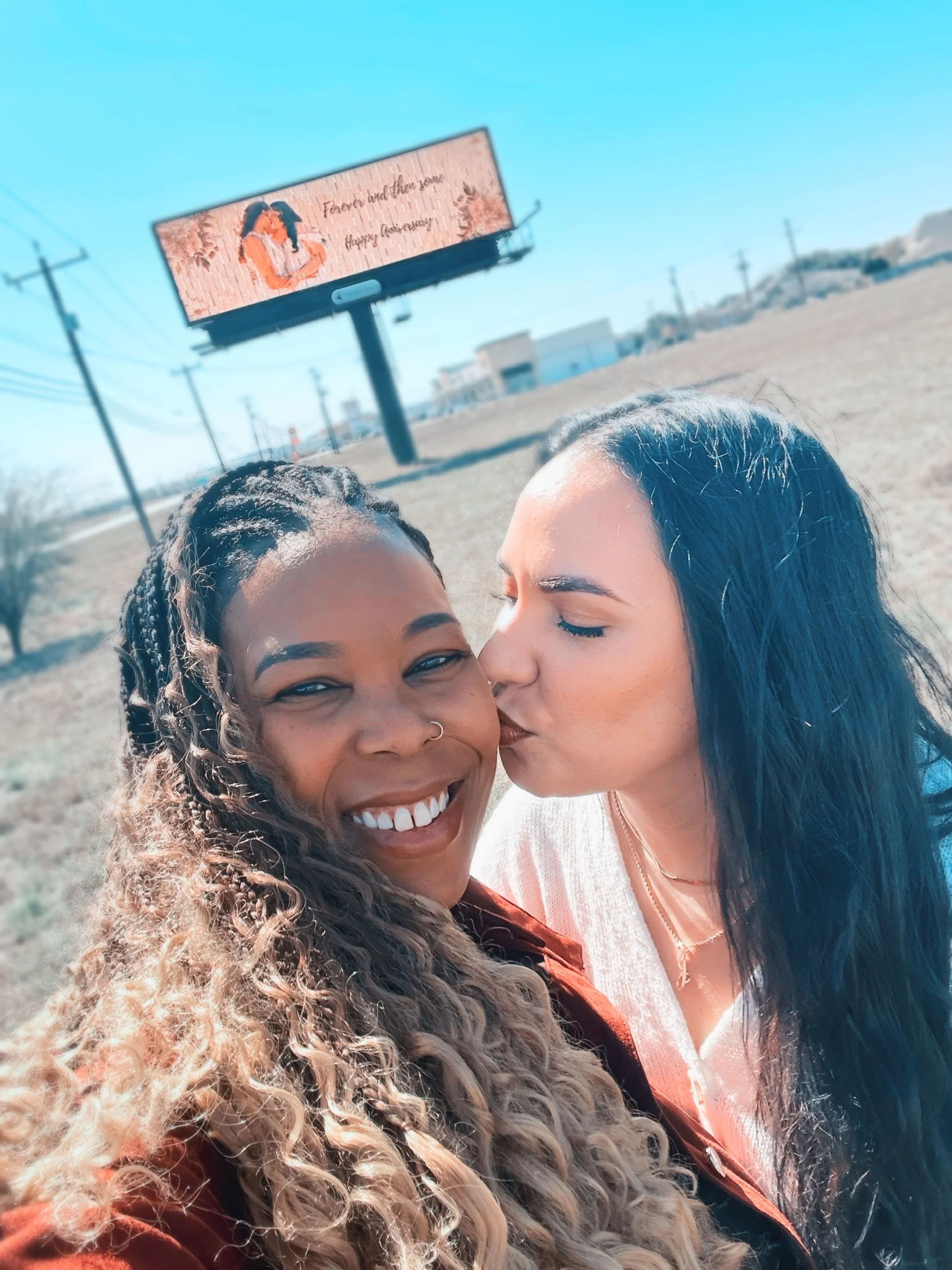 Celebrate your anniversary with a personal digital billboard in Dallas, Texas. Anniversary billboard advertising starts at $150 and is perfect for honoring love, milestones, and special moments. We help you find billboard availability by ZIP code, cr