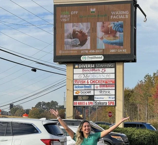 Increase visibility with business billboard advertising in Atlanta and Stockbridge, Georgia. Digital billboard packages start at $500 and are perfect for promotions, launches, and brand awareness. We confirm billboard availability by ZIP code and lau