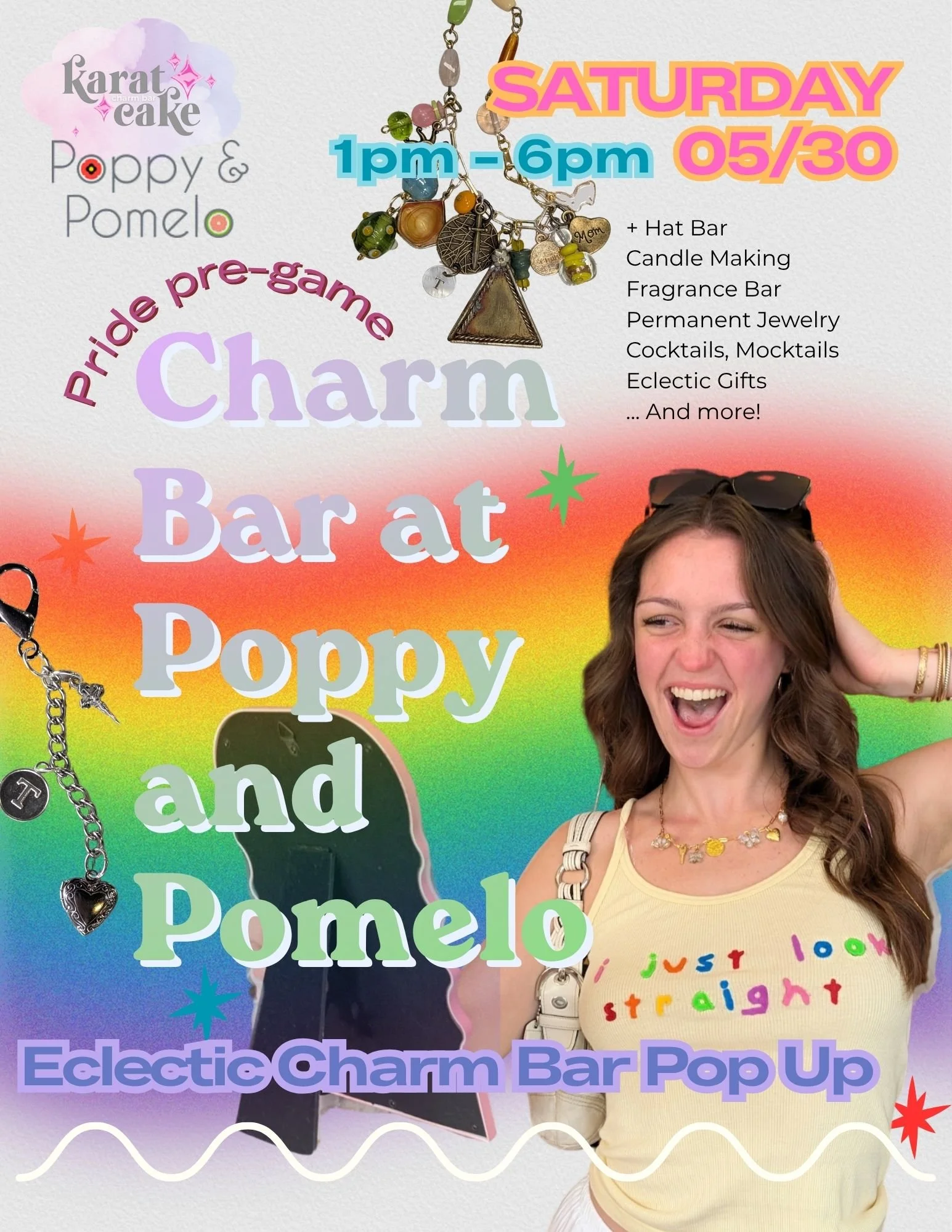 Pride Pregame Party and charm bar
