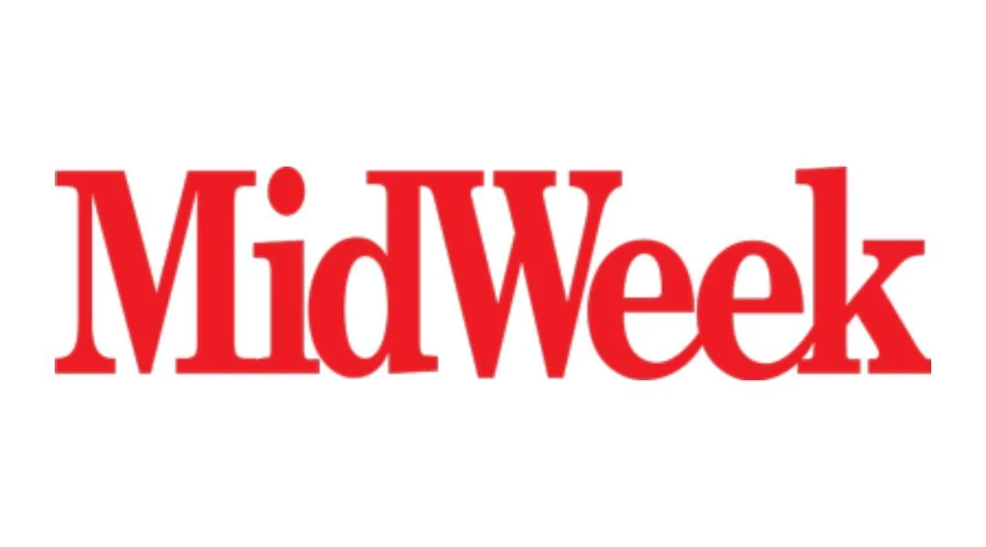 MidWeek logo in red text on a white background
