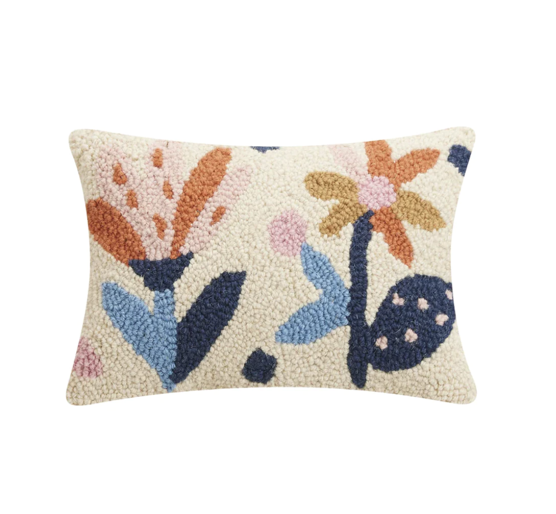 12. Floral Hook Pillow