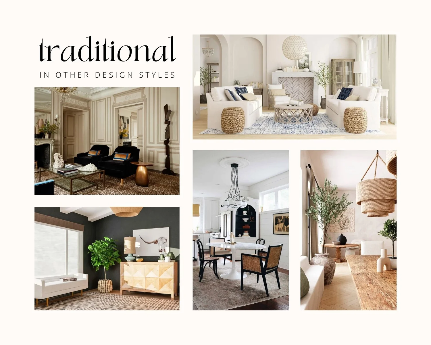 Traditional Style Examples How to Spot Traditional Among Other Interior Design Styles | Studio Shaolin