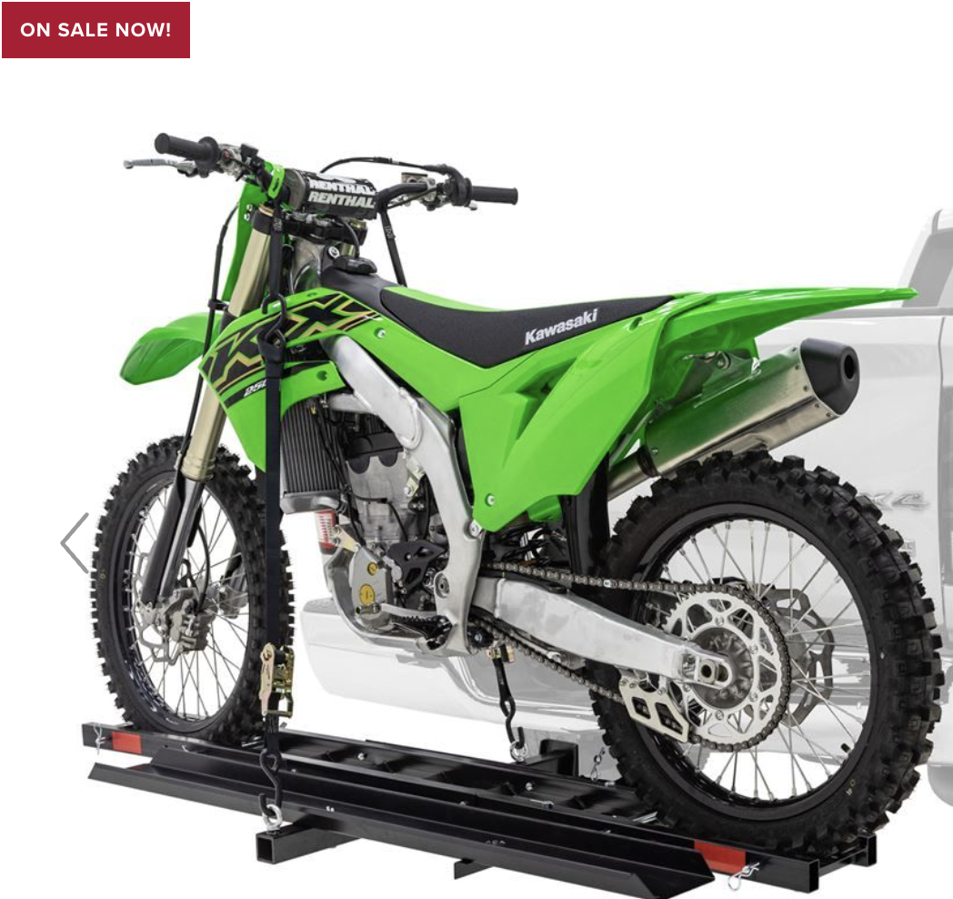 Black Widow 600 lb. Steel Motorcycle Carrier – $139.99