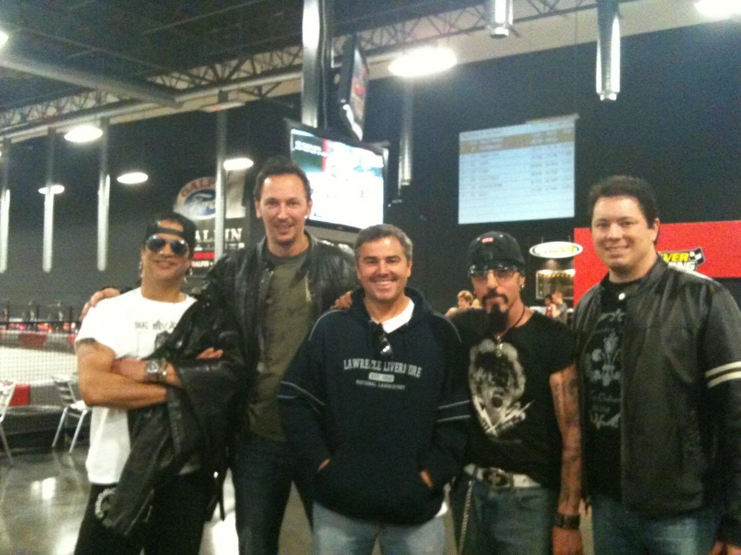 That time I raced #slash and a bunch of other cool people in go carts.. 
I. Did. Not. Win. 

#stayinyourlane Valentine..