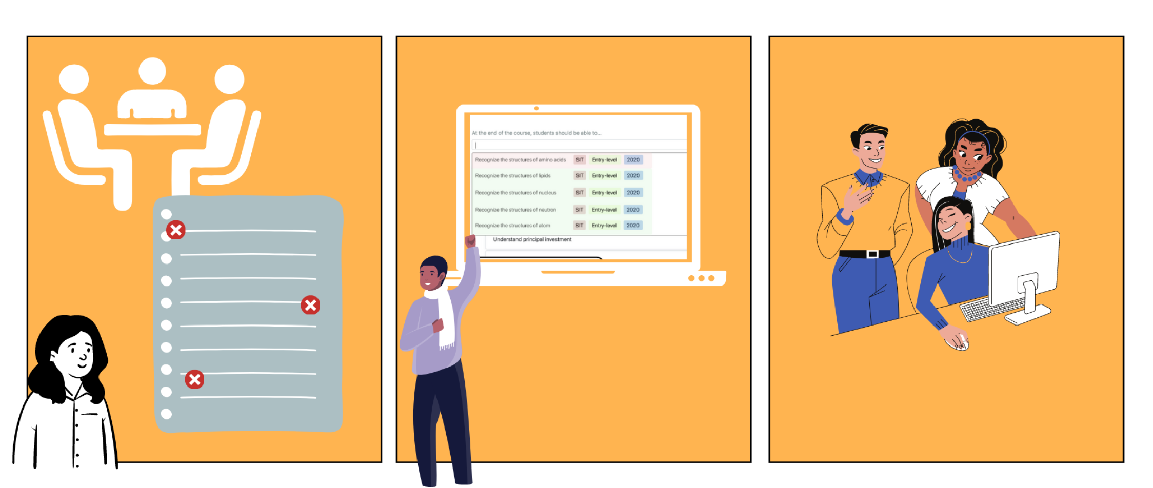 Yellow and Black Fun Human Printable Cartoon Coronavirus Comic Strip 5.png