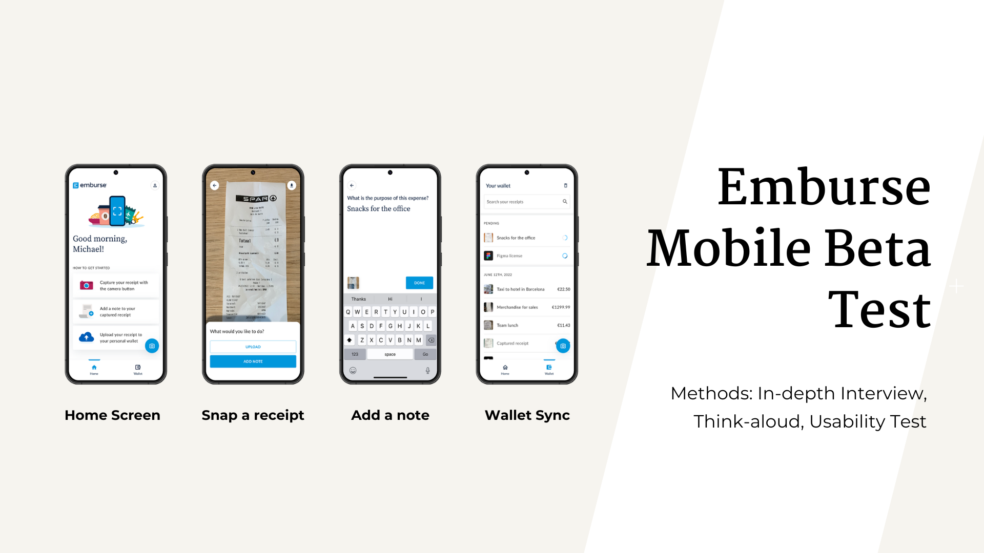 Emburse mobile beta test