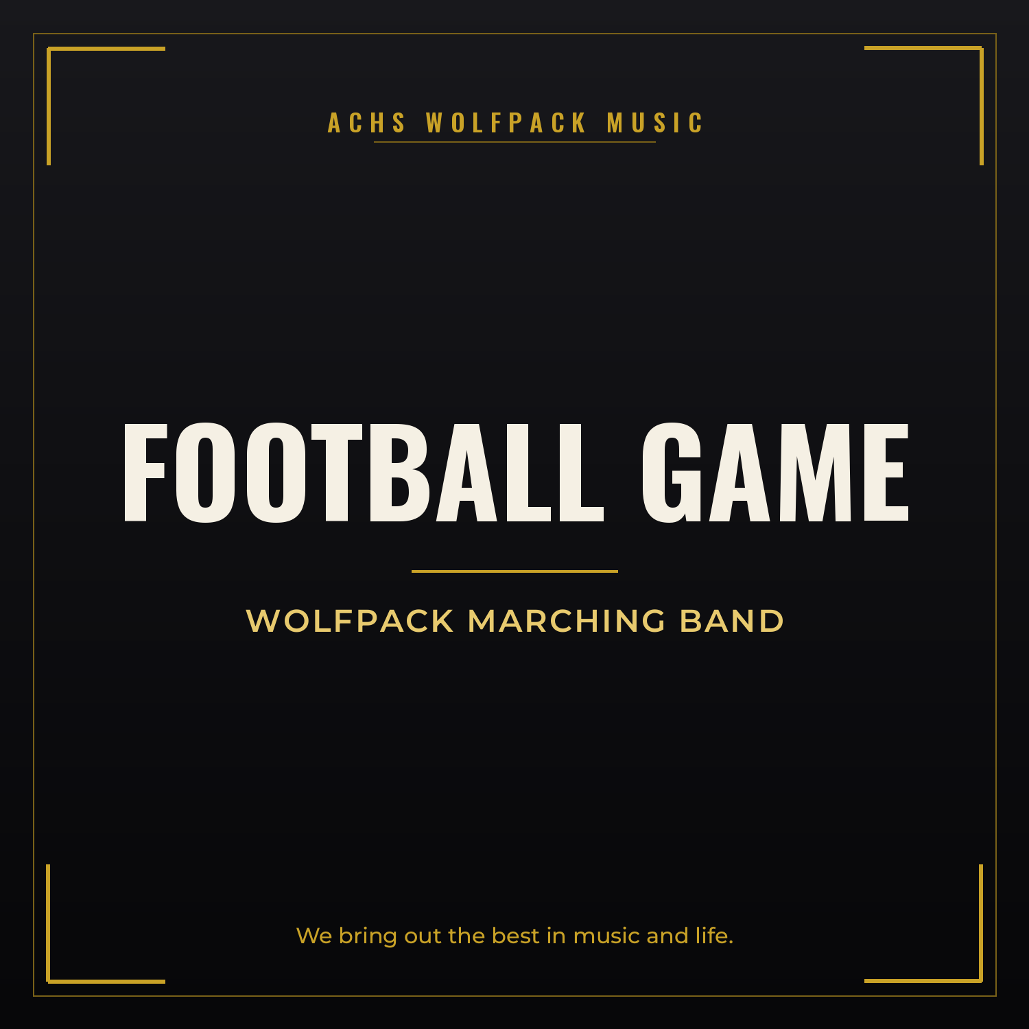 MB Play at Football Games