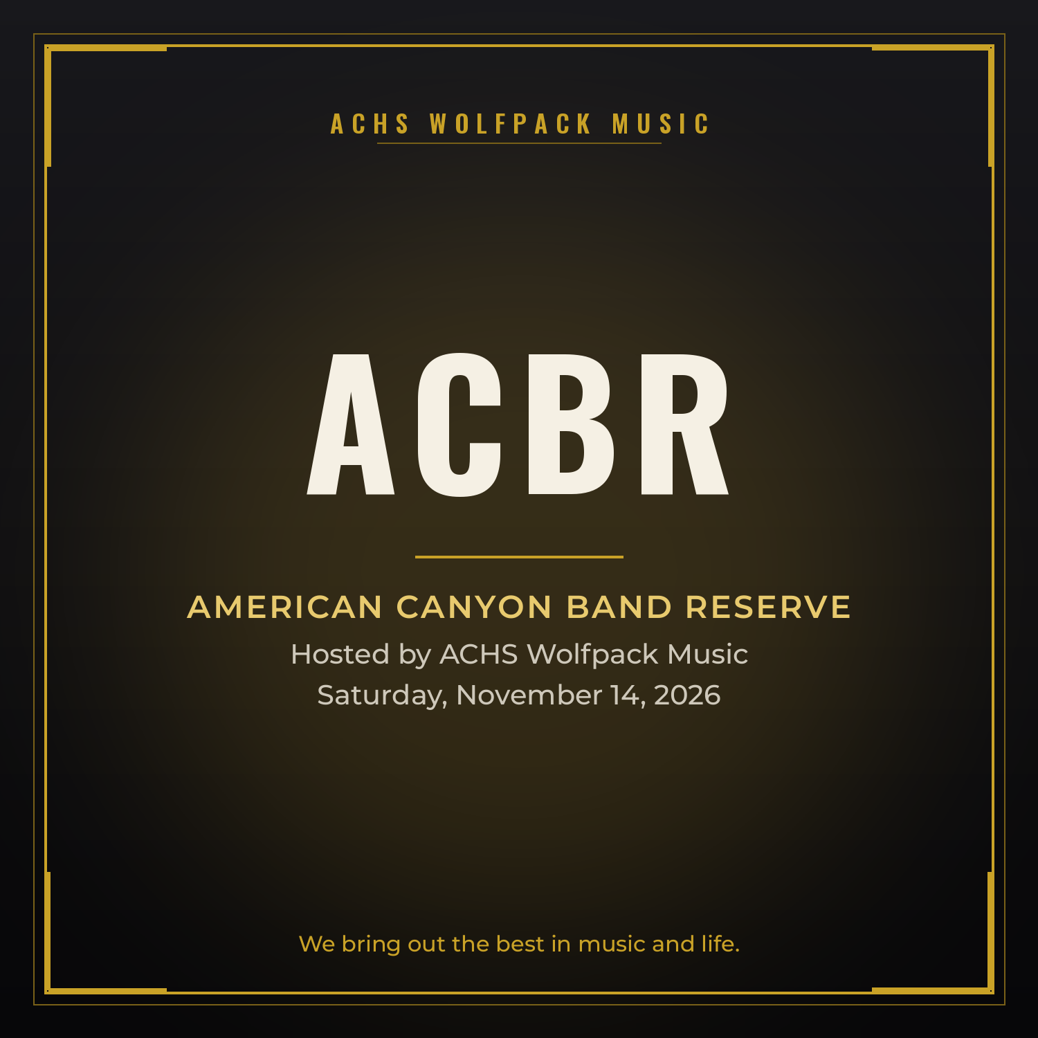 ACBR at American Canyon High School