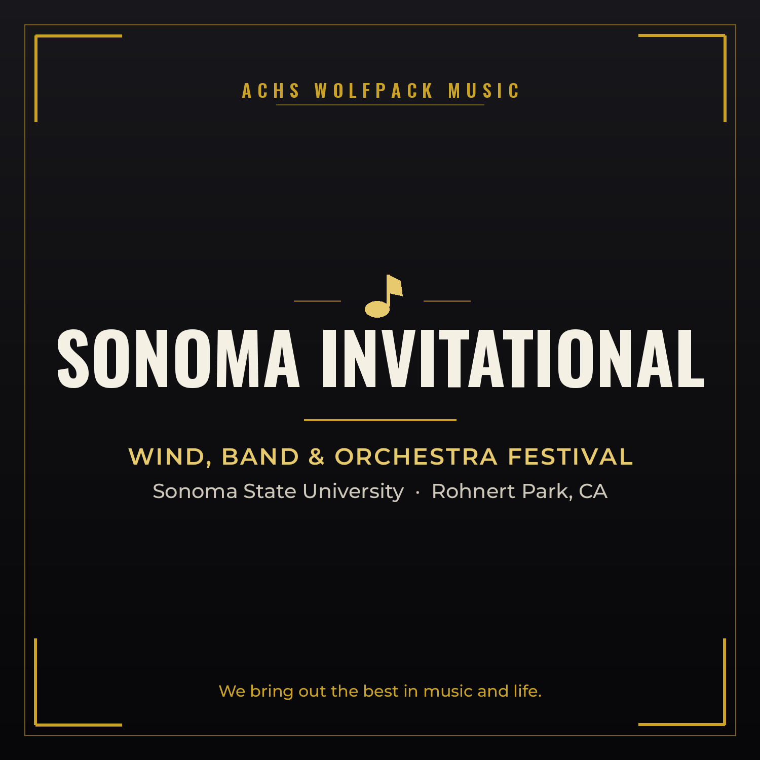 Sonoma Invitational Wind Band & Orchestra Festival
