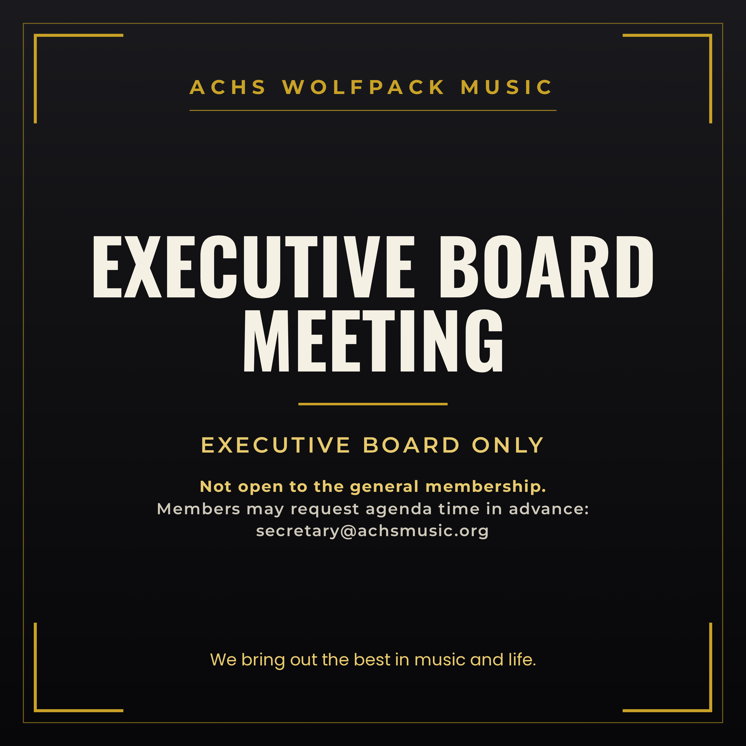Executive Board Meeting
