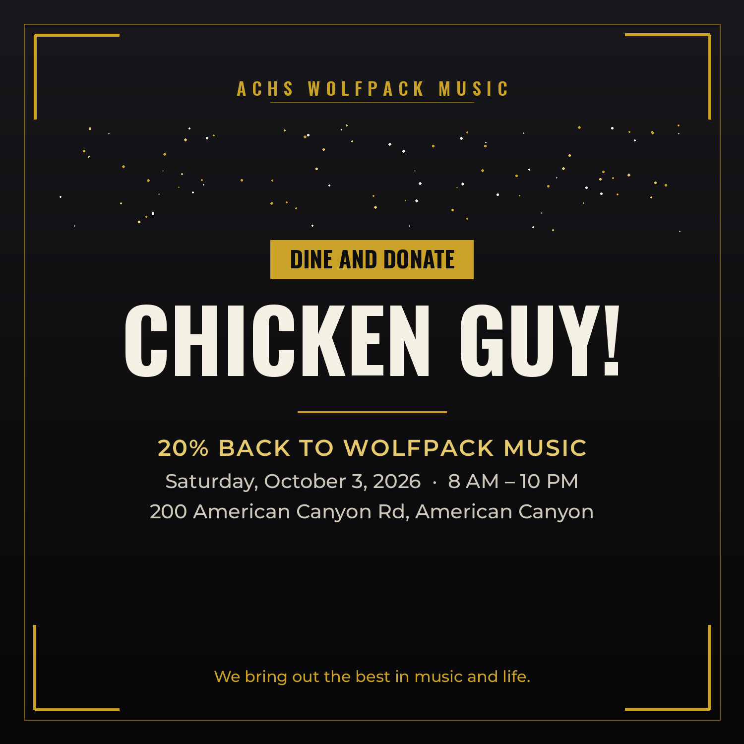 Chicken Guy - Dine & Donate