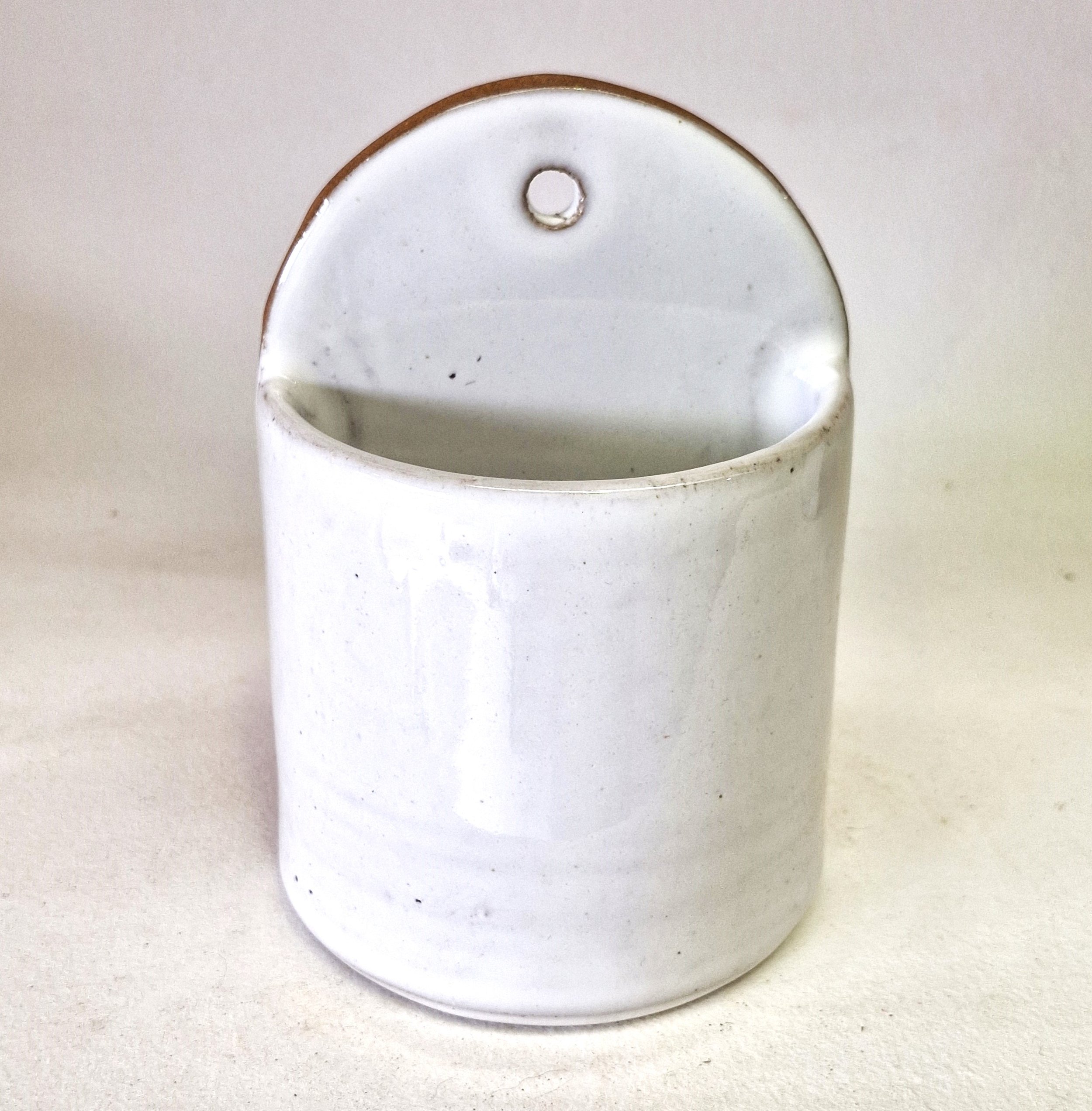 White Wall Planter