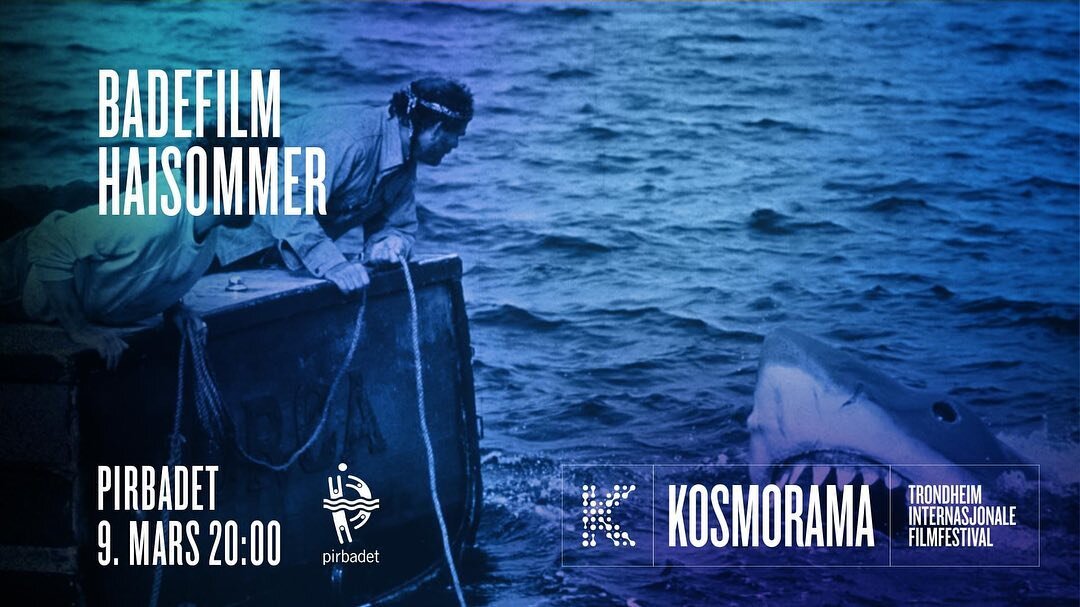 Gladnyhet (er) p&aring; en fredag 🎉 #kosmorama + #pirbadet = sant! Som vi gleder oss til &aring; vise film i badet 🎬 + 💦 = 💙💙💙 #badeglede #filmglede #morroforstoreogsm&aring; #bukkenebrusep&aring;badeland #oppdragnemo #haisommer