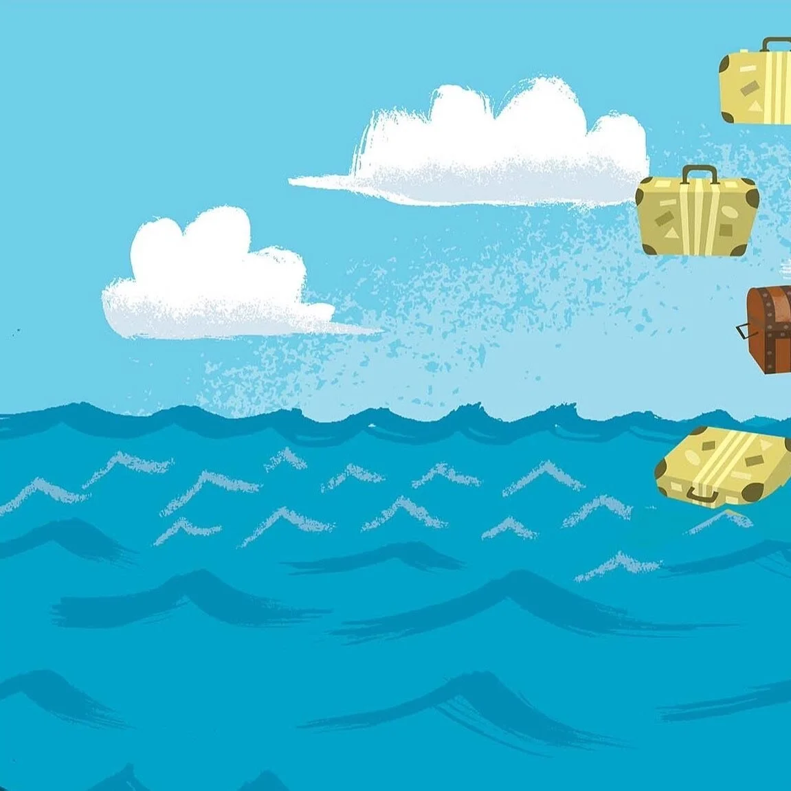 Falling, falling, tumbling down&hellip;.
.
.
.
#republicofcatsmovie #vanishingutopia #republicofcats #islandart #illustration #animationart  #animation2d #artoftheday #artoftheweek #blueocean #oceanlovers