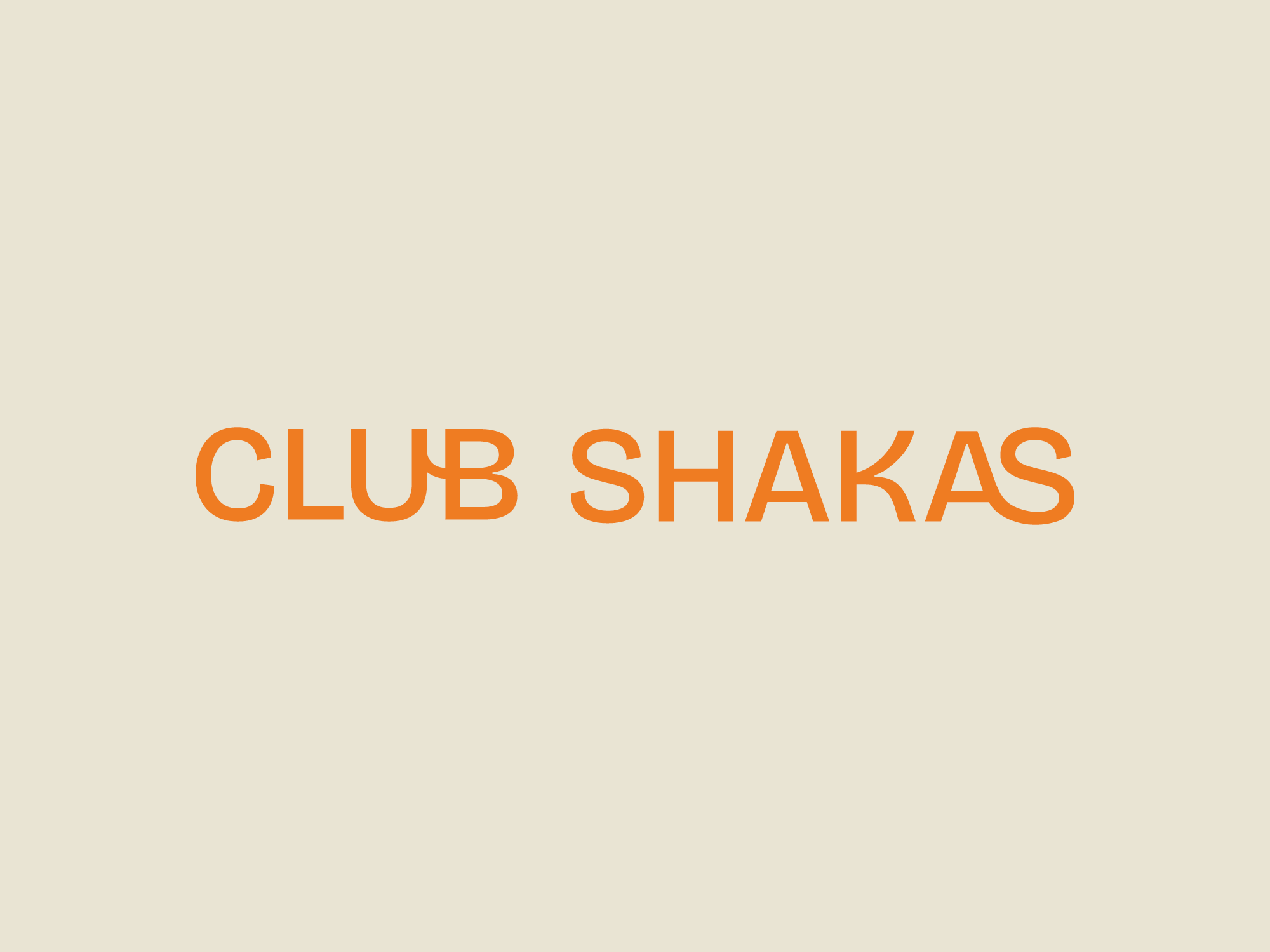 Brand Identity club shakas perth