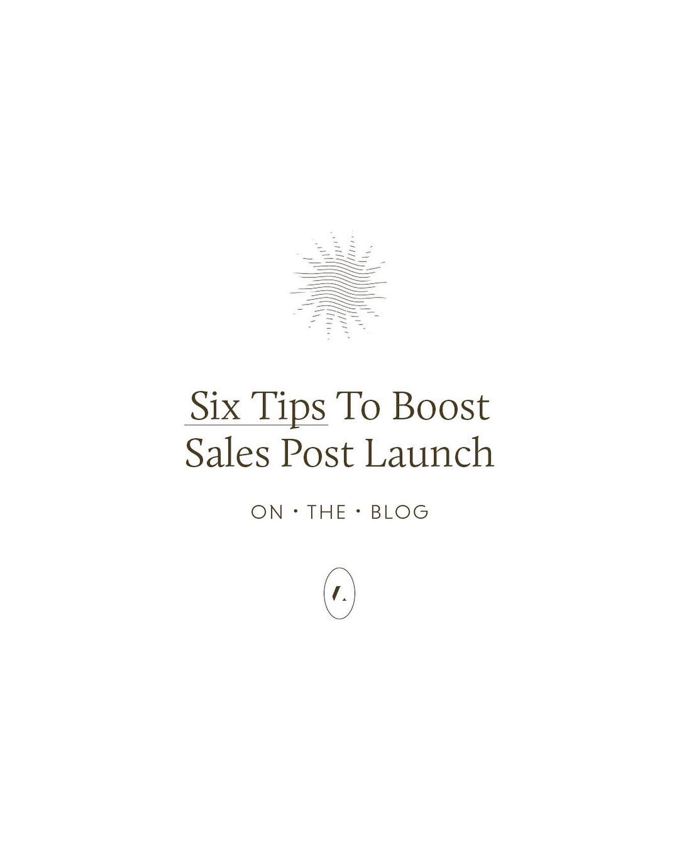 Have you just launched your brand and now your waiting for sales &amp; enquiries to come through? Not sure where to begin? 

Unlock your brand&rsquo;s potential with these six sales-boosting tips post launch &gt; read our latest blog post to find out