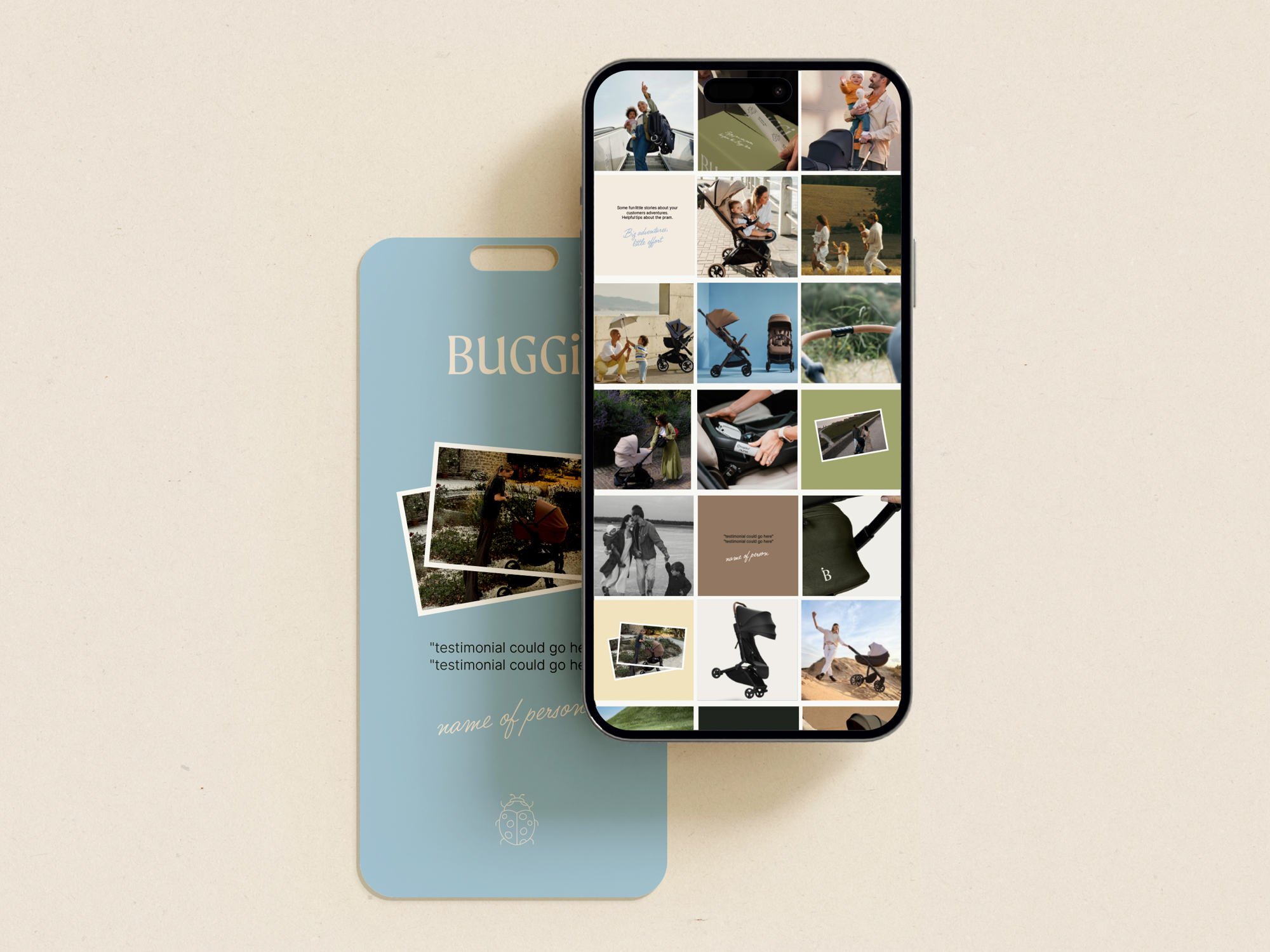 Buggi Pram social media