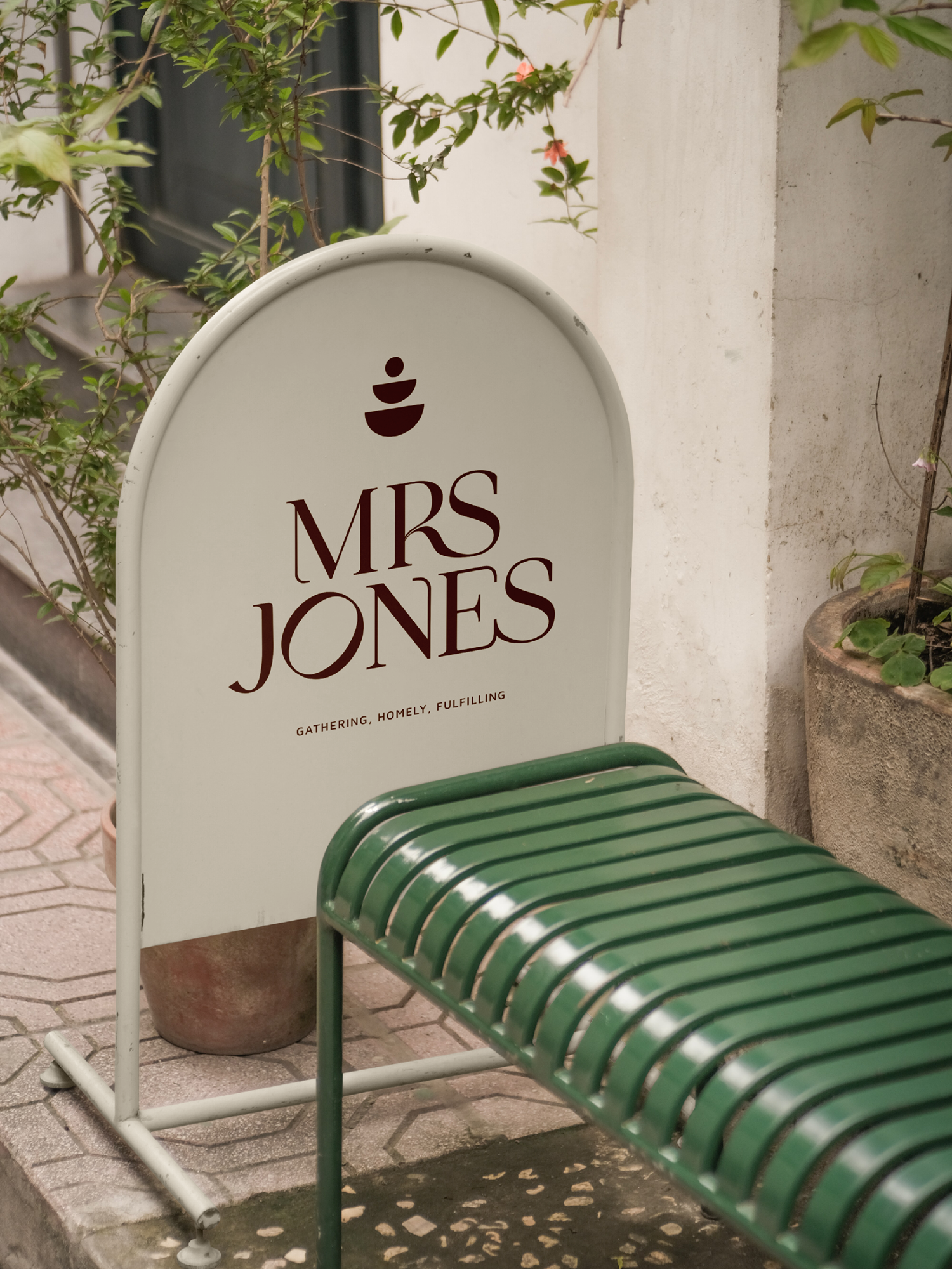 Mrs jones signage