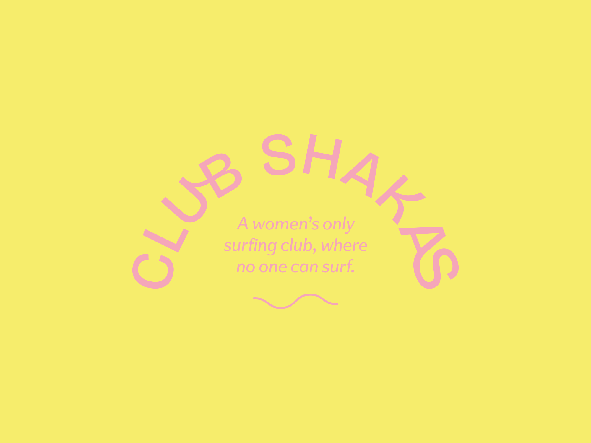 Brand Identity club shakas perth