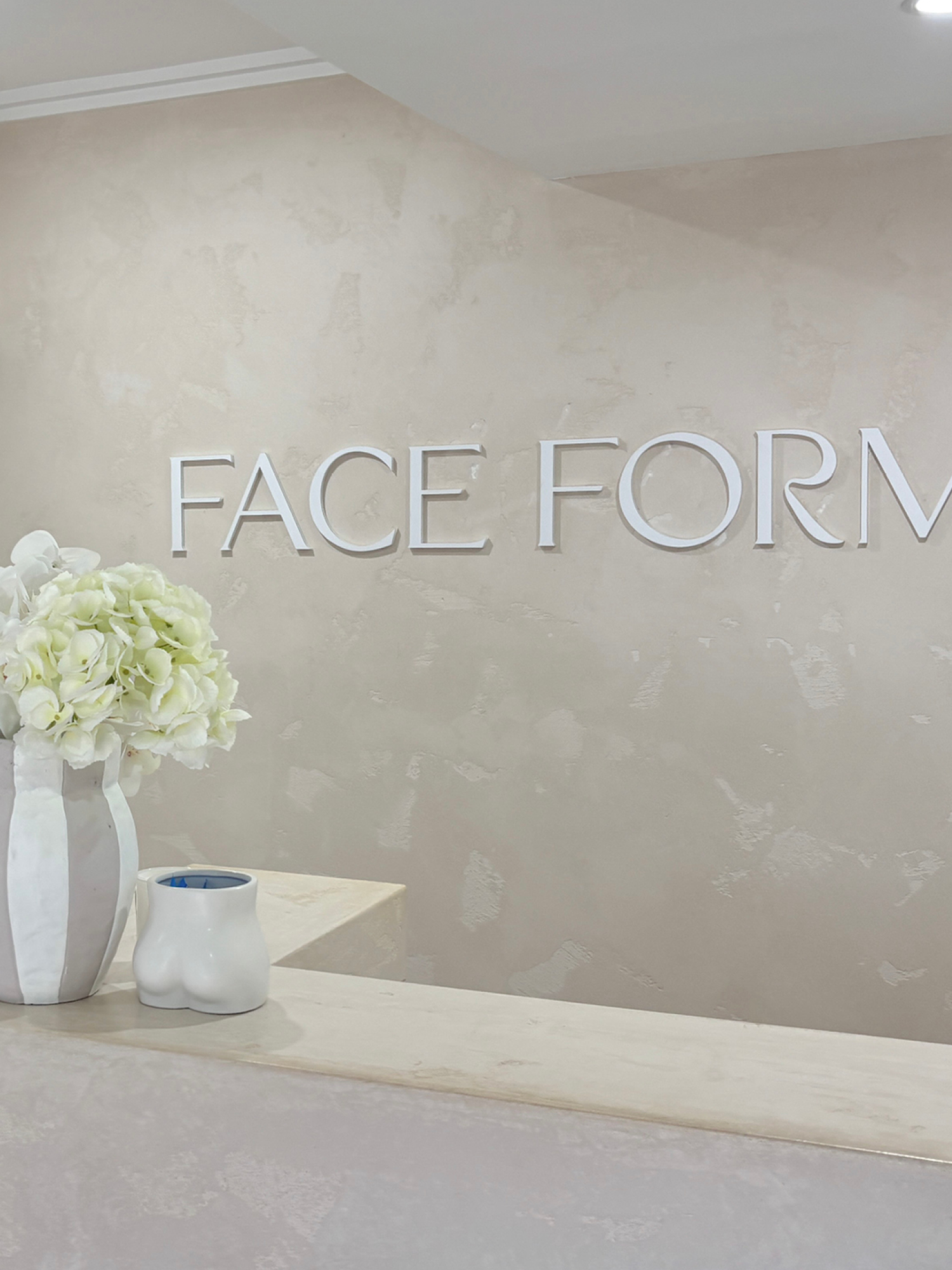 Squarespace website design for Faceforme gold coast