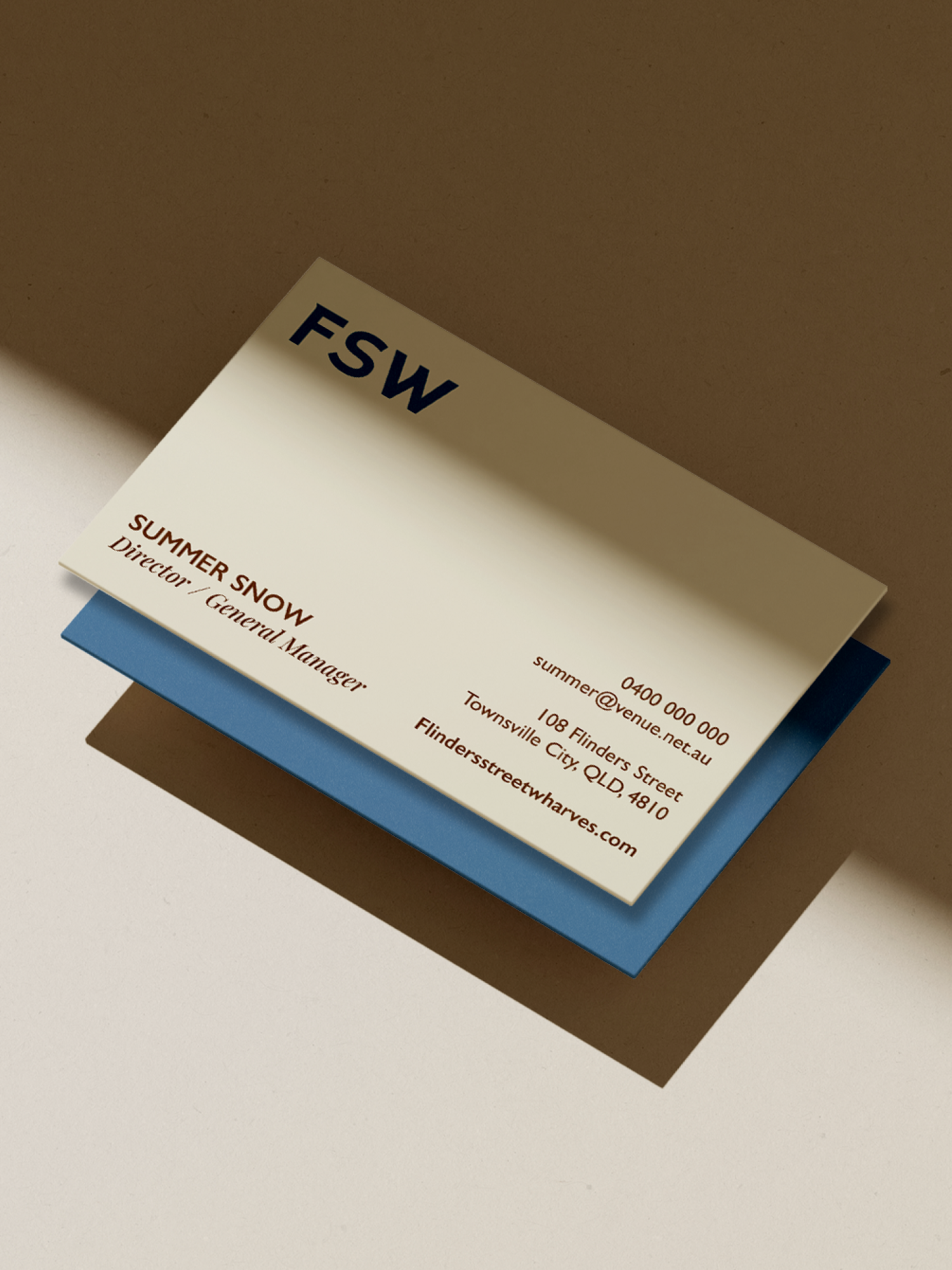 flinders street wharves townsville branding