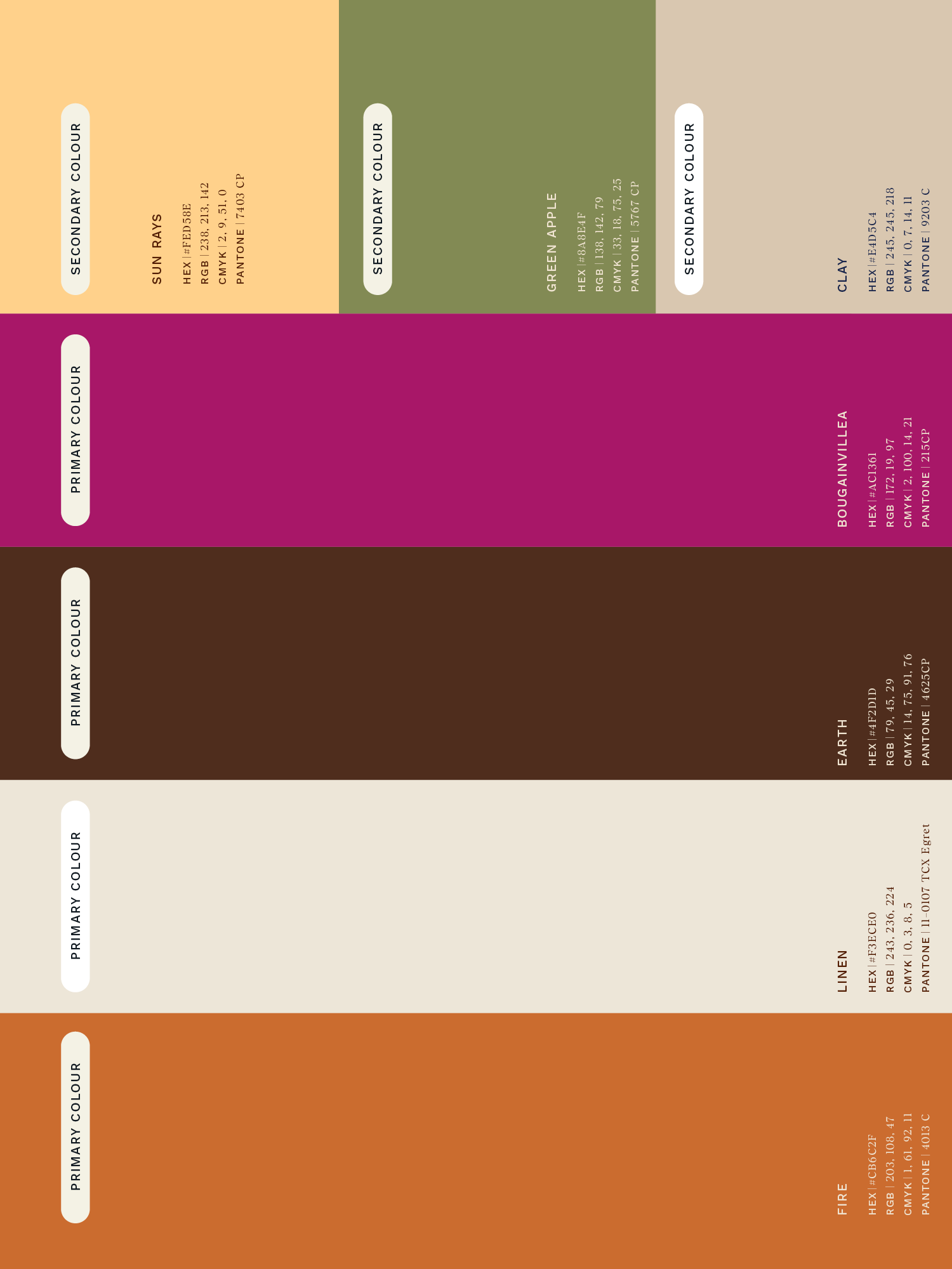 brand colour palette