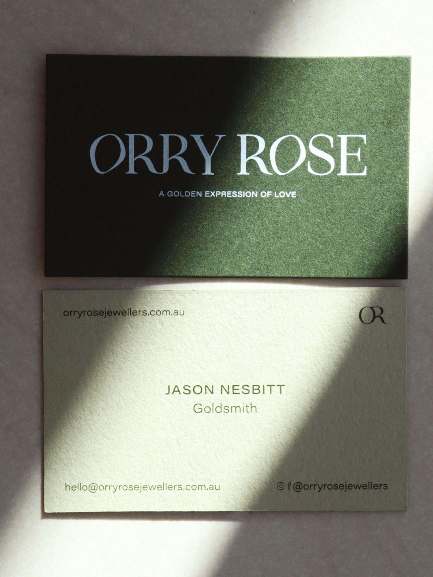 Business card design