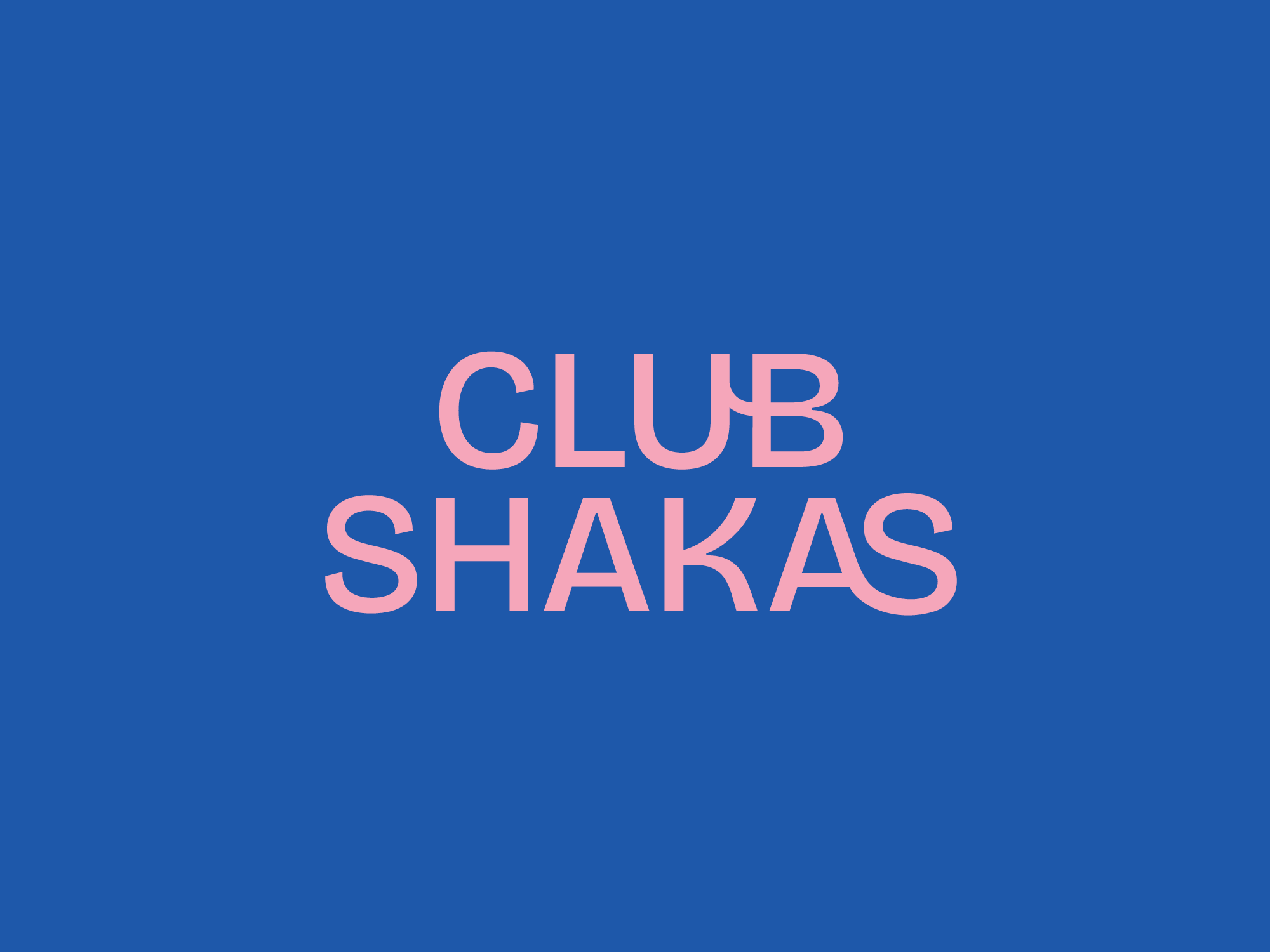 Brand Identity club shakas perth