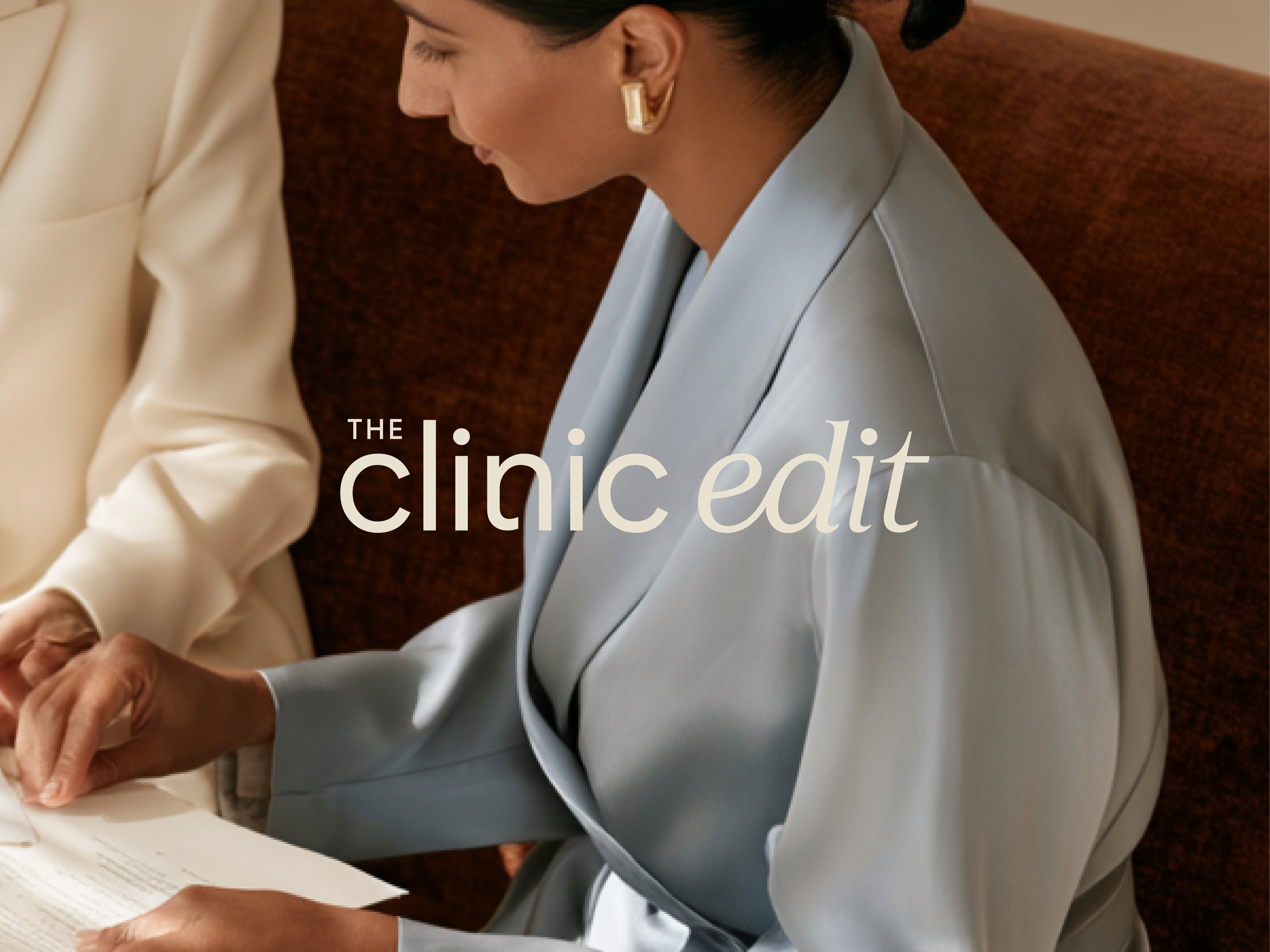 Clinic Edit brand imagery