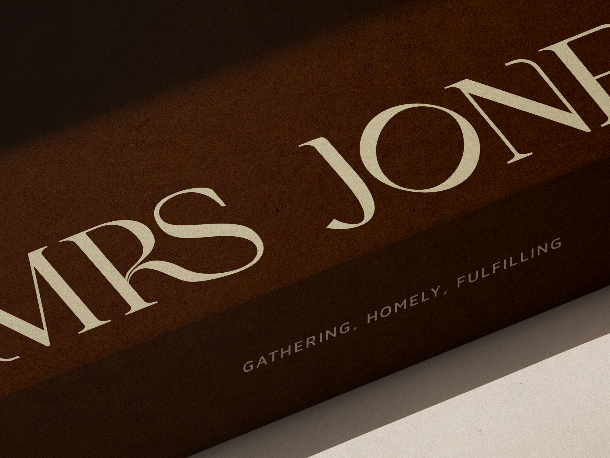 Mrs Jones rebrand
