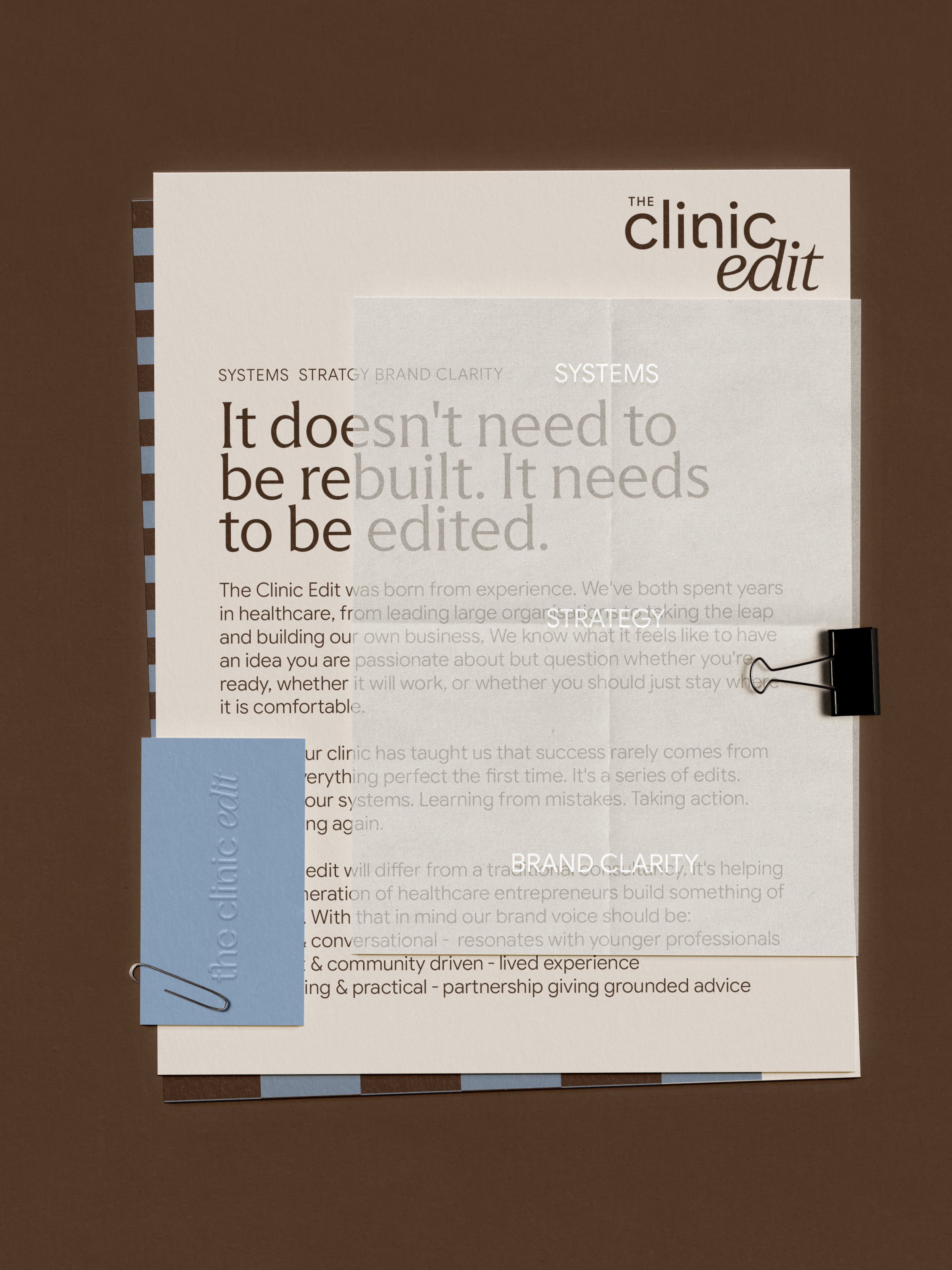 The Clinic Edit_Brand Strategy