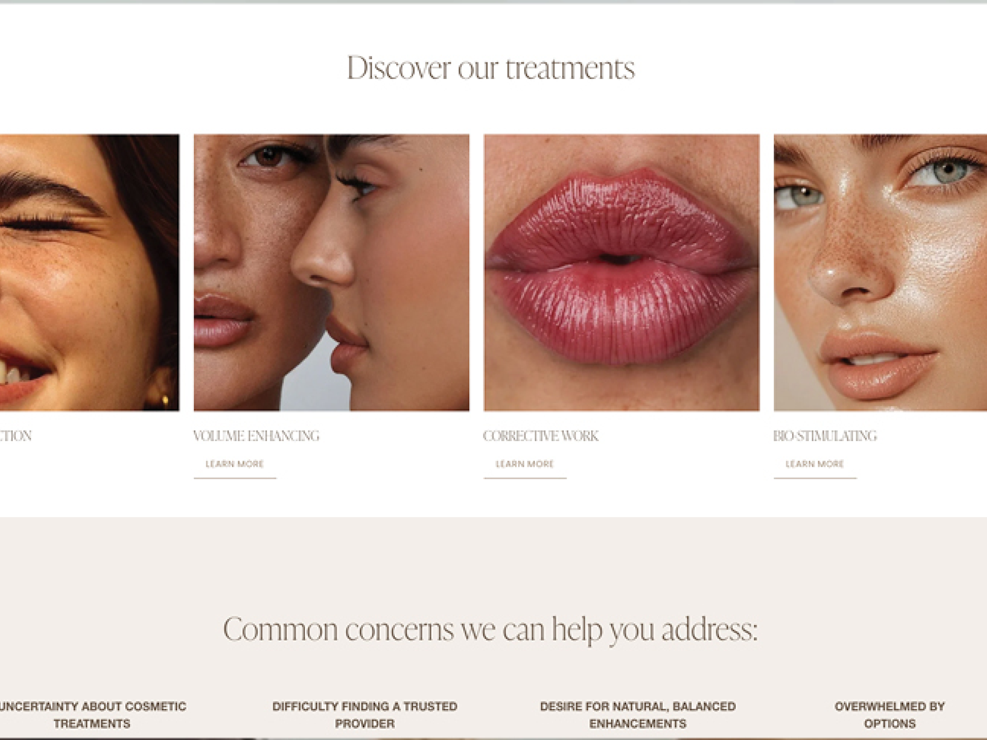 Squarespace website design for Faceforme gold coast