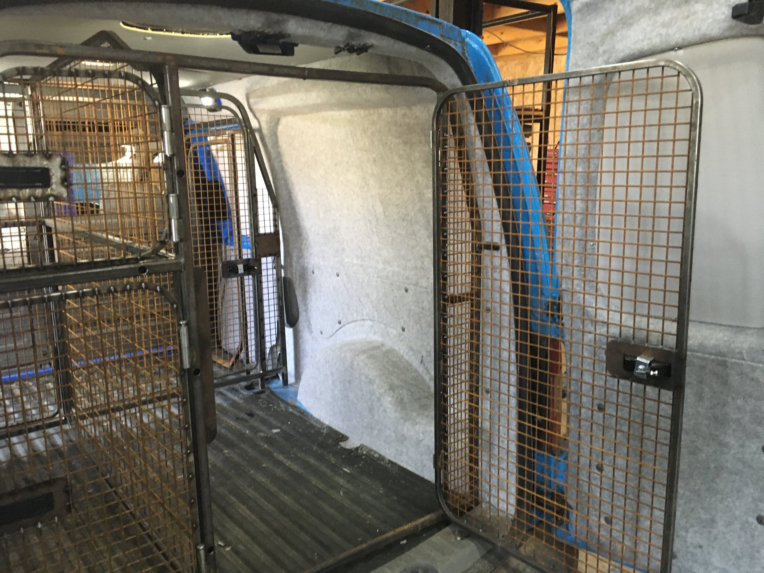 Trial fitment of the backdoors